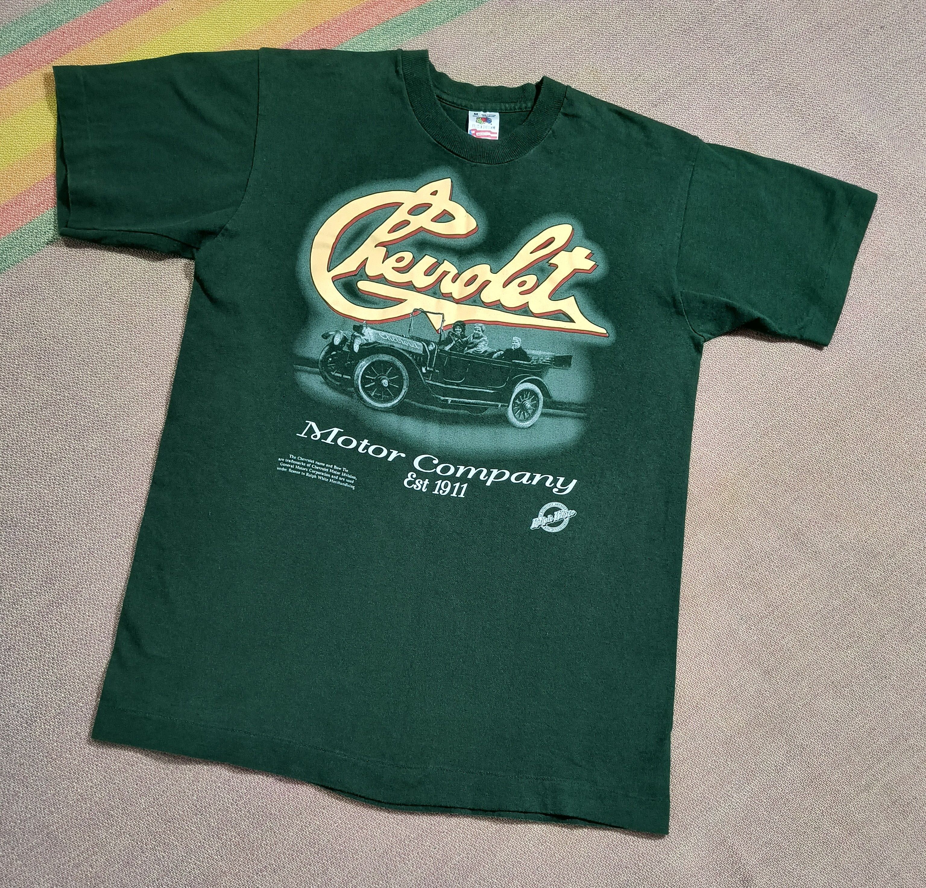 Fruit Of The Loom Vintage Chevrolet motor company 80s tee Size US M / EU 48-50 / 2 - 2 Thumbnail