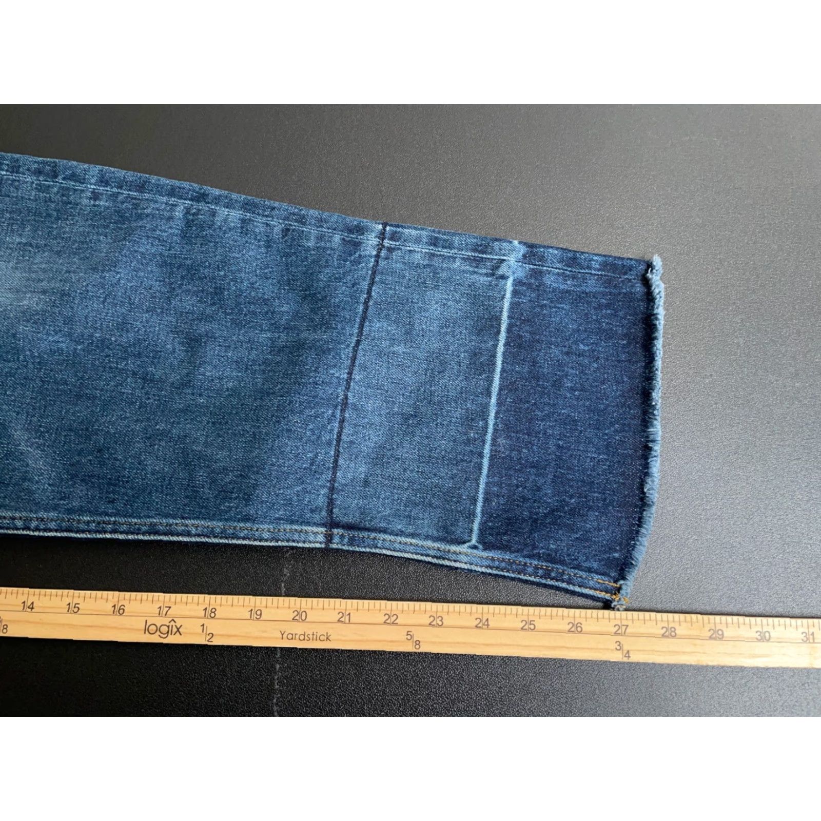 Everlane Everlane High Rise Straight Leg Jeans Women's 29 Blue Denim Regular Fit Size 29" - 6 Thumbnail