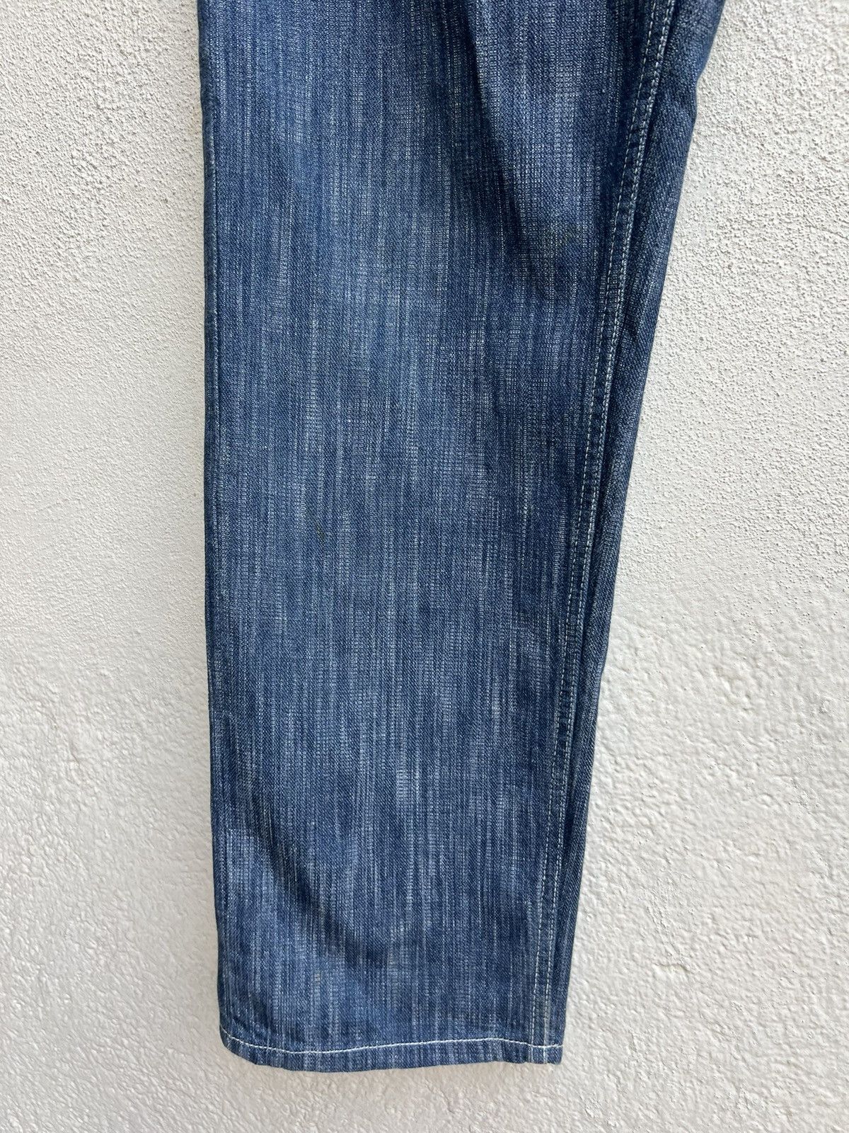 Vintage Vintage Scanner Fundamental Products Japan Blue Denim Jeans Size US 32 / EU 48 - 9 Thumbnail