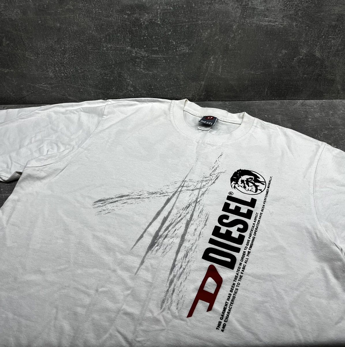 Diesel × Vintage Diesel t shirt big logo 90s vintage Size US XL / EU 56 / 4 - 1 Thumbnail