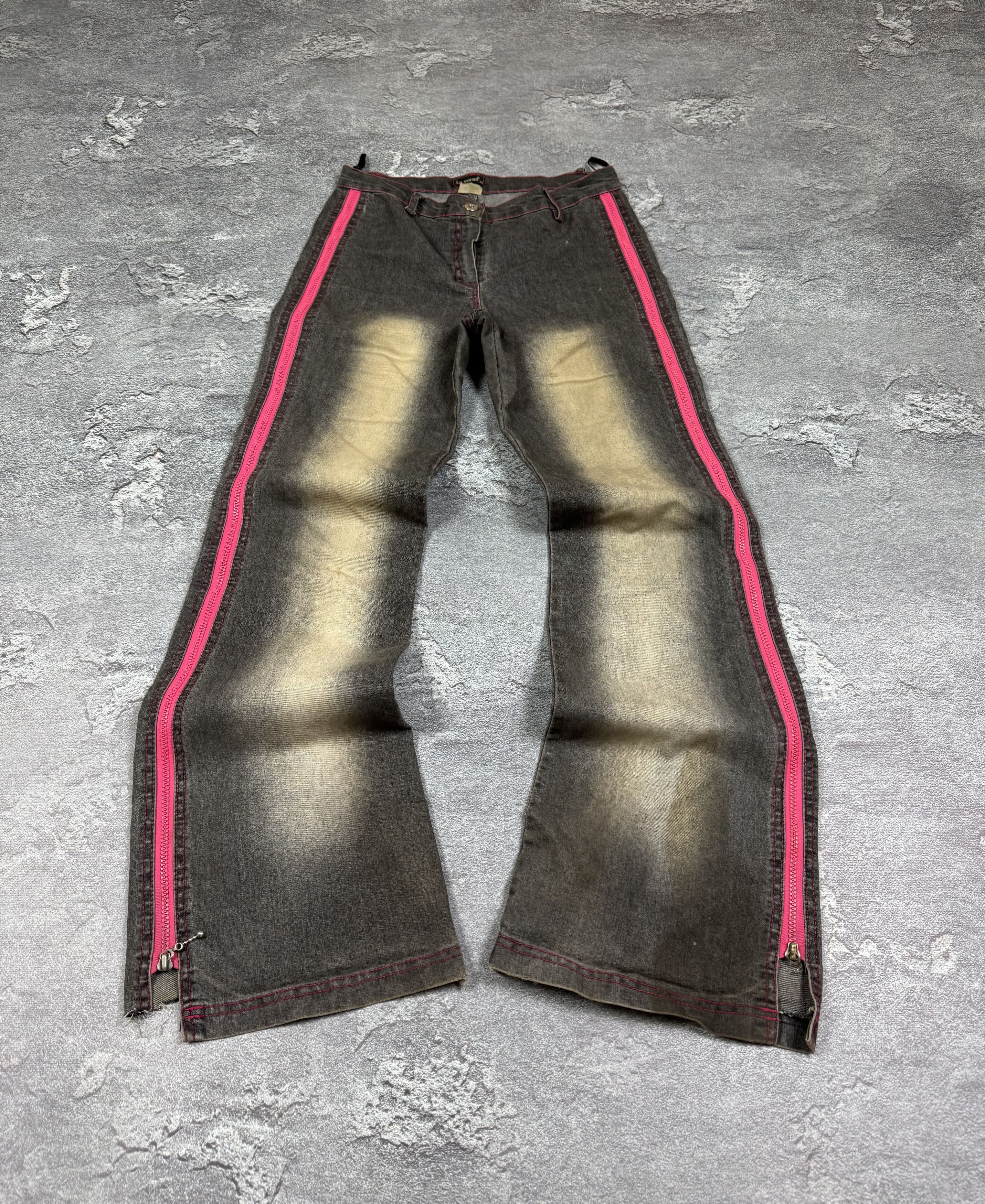 If Six Was Nine If Six Was Nine Flared Bootcut Stone Washed Jeans Size 32 Size 30" / US 8 / IT 44 - 1 Thumbnail