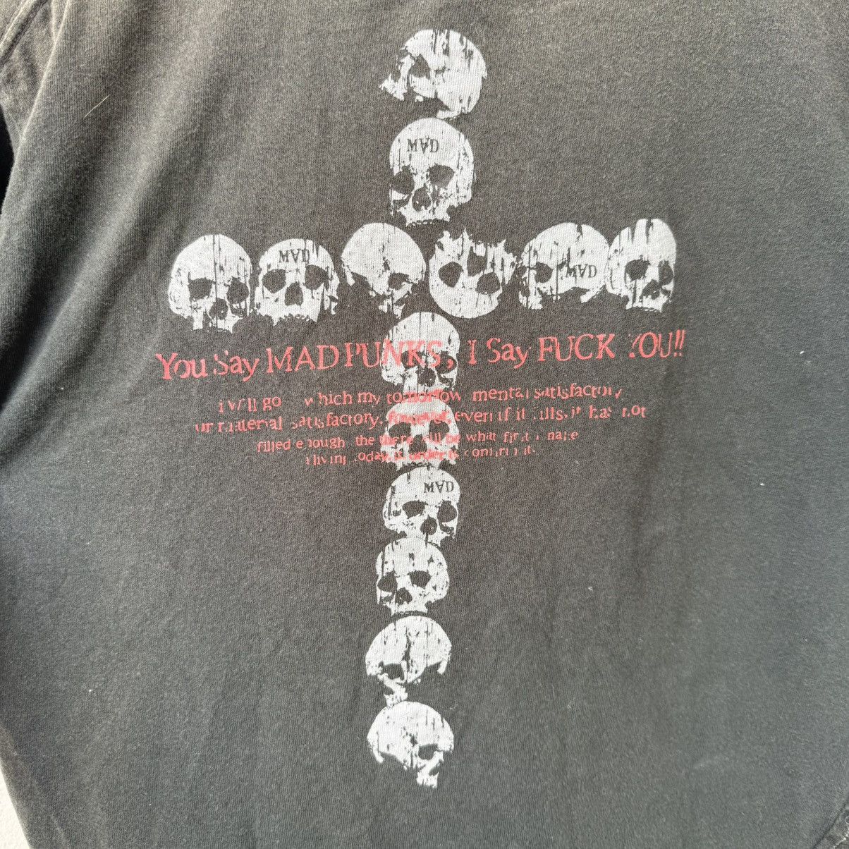 Seditionaries Vintage Mad Punk Gothic Cross Bondage Shirt Size US L / EU 52-54 / 3 - 12 Thumbnail