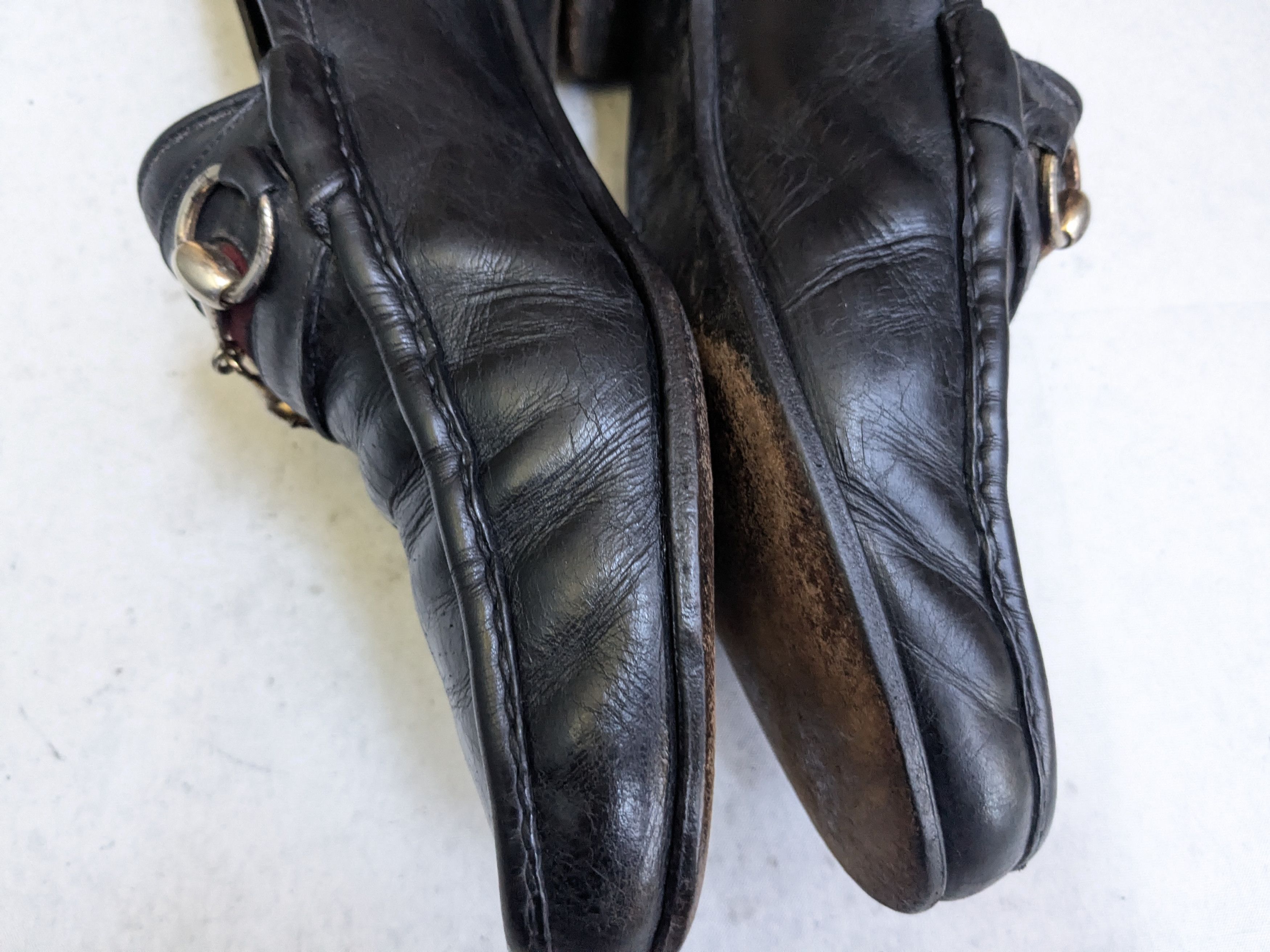 Gucci Vintage Gucci Horsebit Loafers Black 9 Narrow Size US 9 / EU 42 - 9 Thumbnail