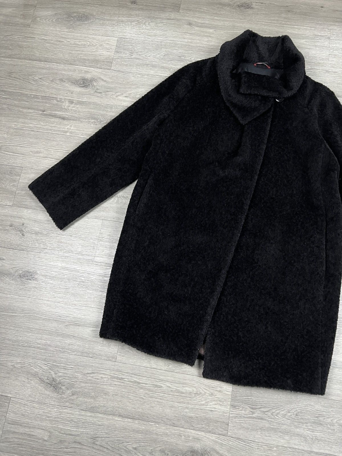 Max Mara Women’s Max Mara Alpaca Blend Coat Black Size L / US 10 / IT 46 - 6 Thumbnail