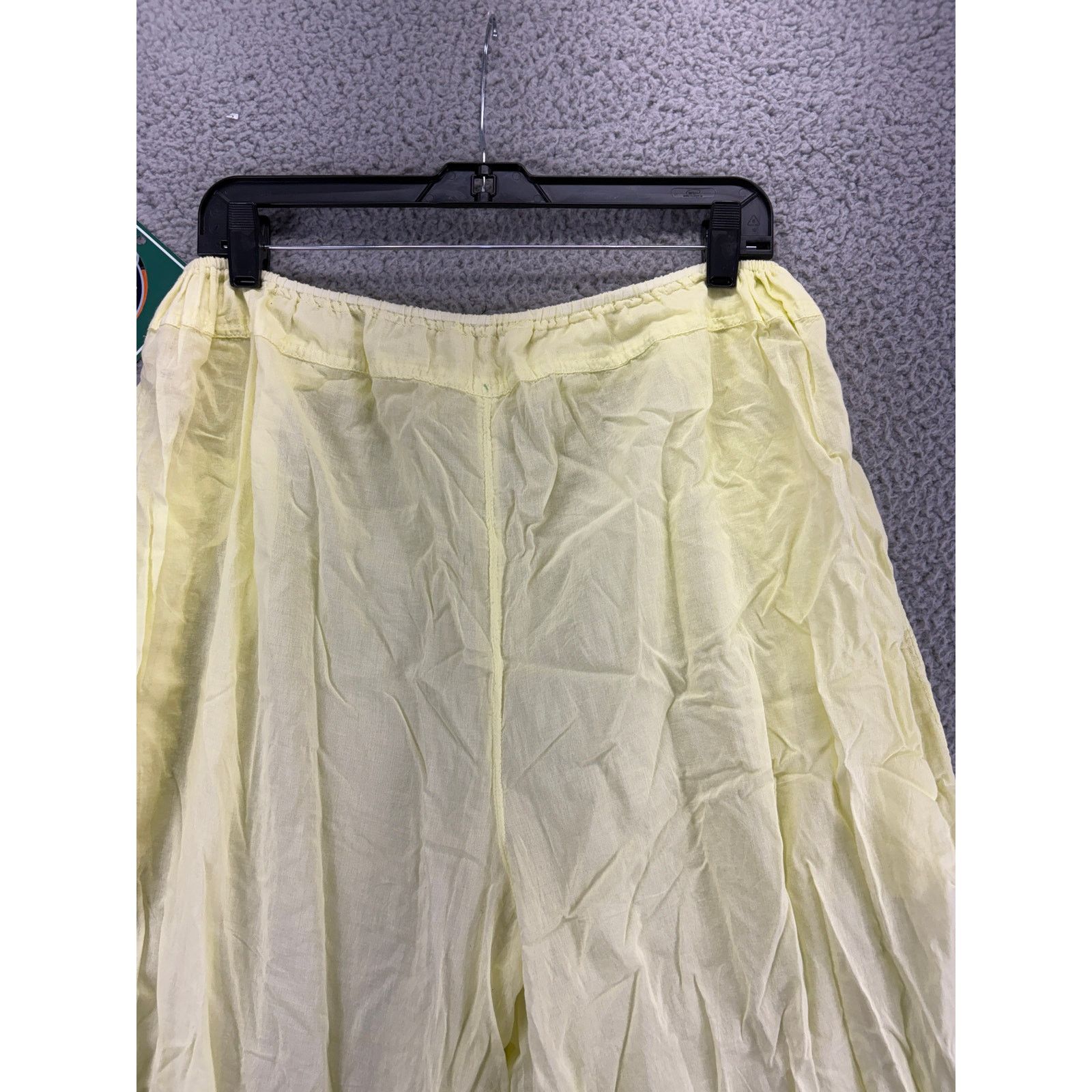 Free People Free People Wide Leg Harem Pull on Pants Women Medium Yellow Size 28" / US 6 / IT 42 - 8 Thumbnail
