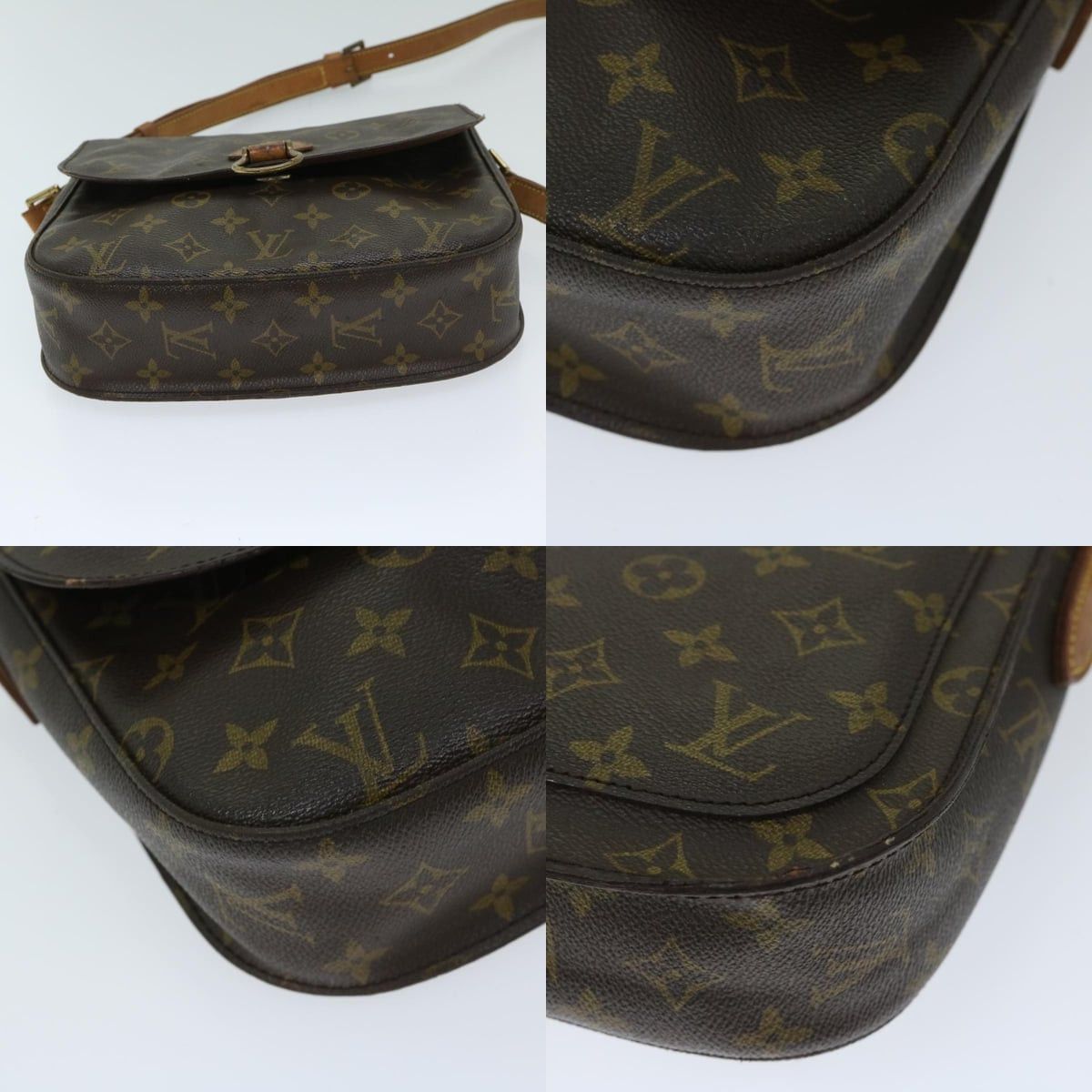 Louis Vuitton LOUIS VUITTON Monogram Saint Cloud GM Shoulder Bag M51242 Size ONE SIZE - 10 Thumbnail