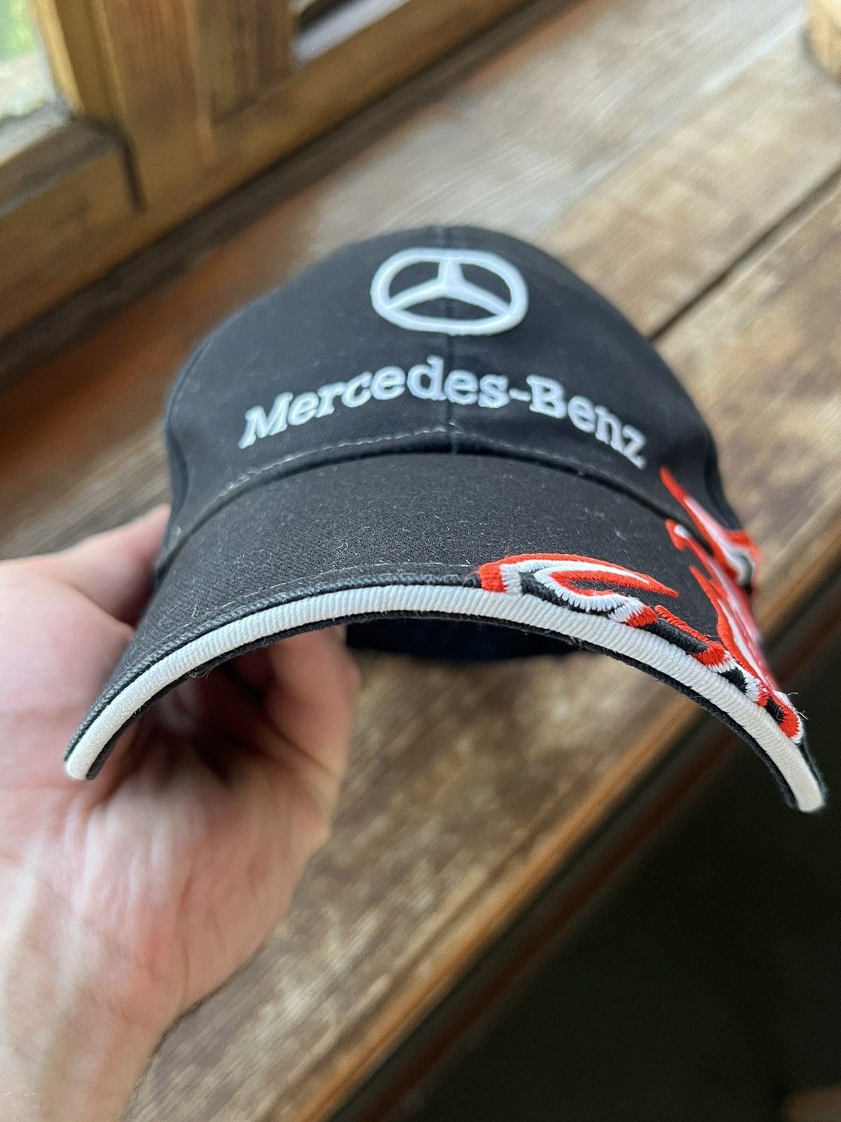 Mercedes-Benz Vintage Hat Mercedes Benz Flames Archival Cap Y2K Size ONE SIZE - 13 Thumbnail