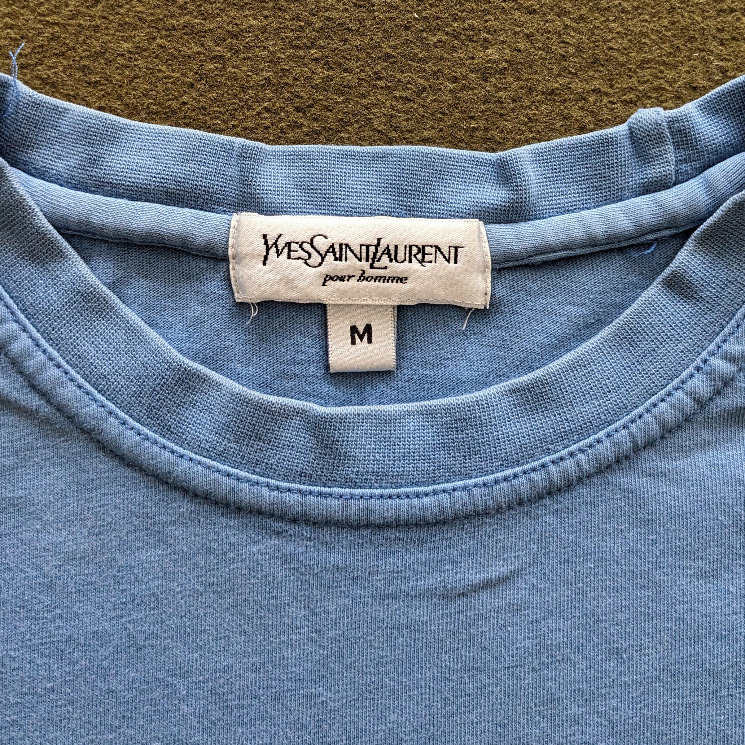Yves Saint Laurent Vintage Yves saint Laurent Luxury Brand T-shirt Size US L / EU 52-54 / 3 - 4 Thumbnail