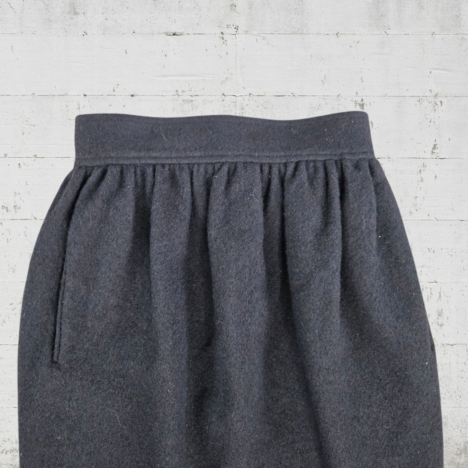 Other Y2K Ter Et Bantine Black Wool High Waisted Skirt Size 6 Size 28" / US 6 / IT 42 - 3 Thumbnail