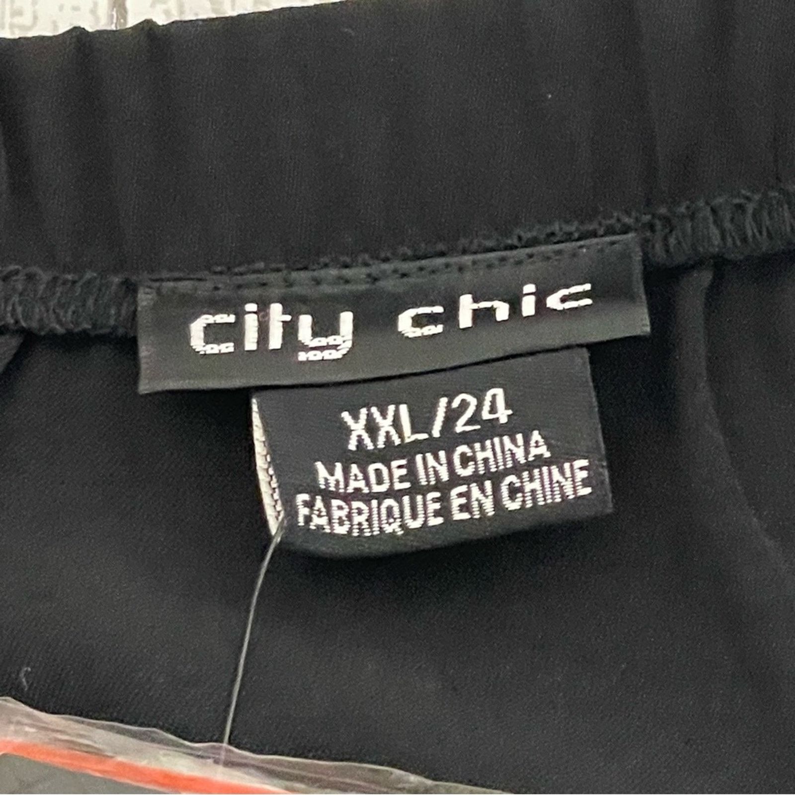 Other City Chic Black Off Shoulder Blouse Puff Sleeves XXL 24 NWT Size 4XL / US 24-26 - 8 Thumbnail