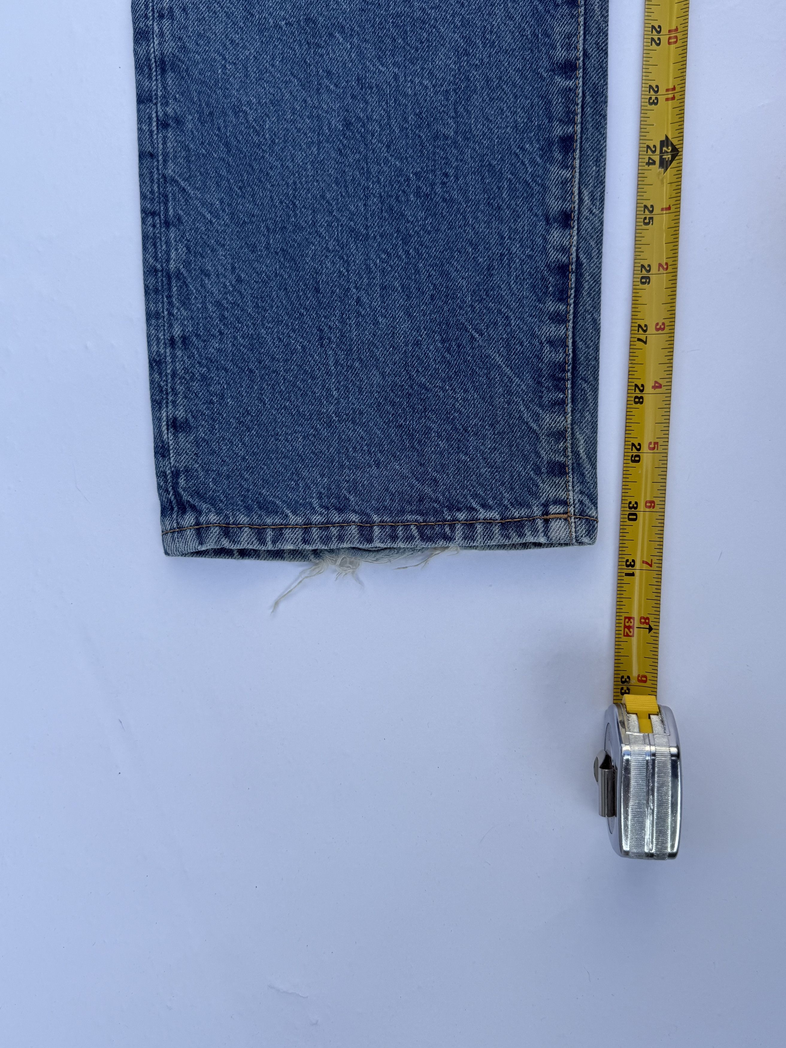 Acne Studios Acne Studios 1996 Regular Fit Jeans in Dark Blue Trash Size US 31 - 13 Thumbnail