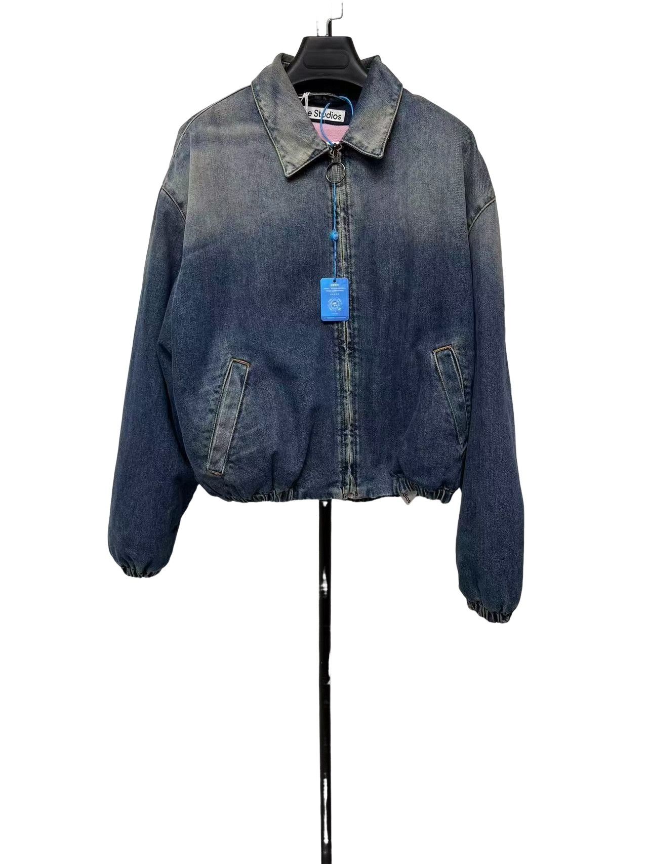 Acne Studios Acne Studios Faded Padded Denim Jacket 46 Size US S / EU 44-46 / 1 - 1 Thumbnail