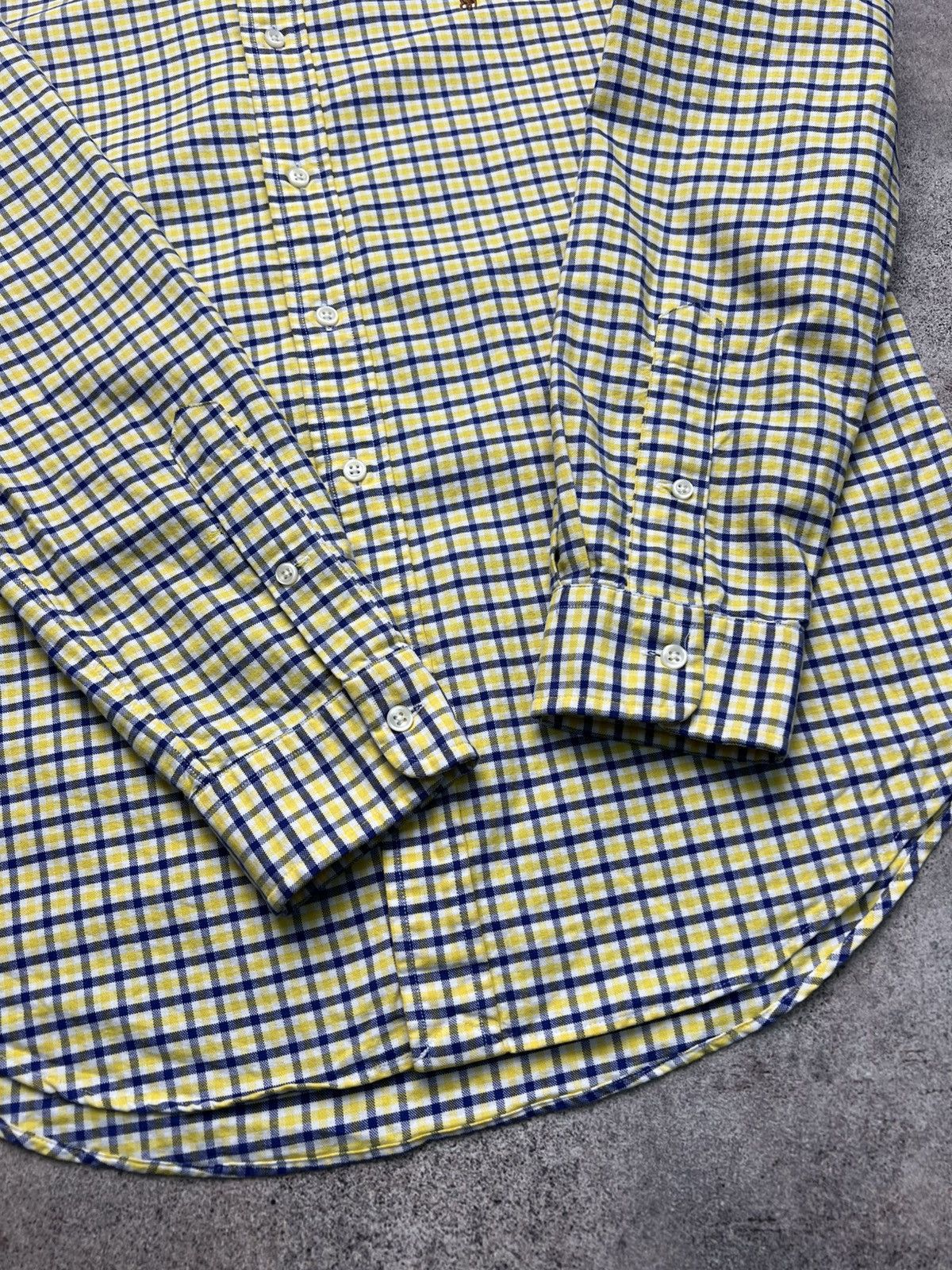 Polo Ralph Lauren × Ralph Lauren × Vintage Polo Ralph Lauren vintage checked oxford shirt Size US M / EU 48-50 / 2 - 2 Thumbnail