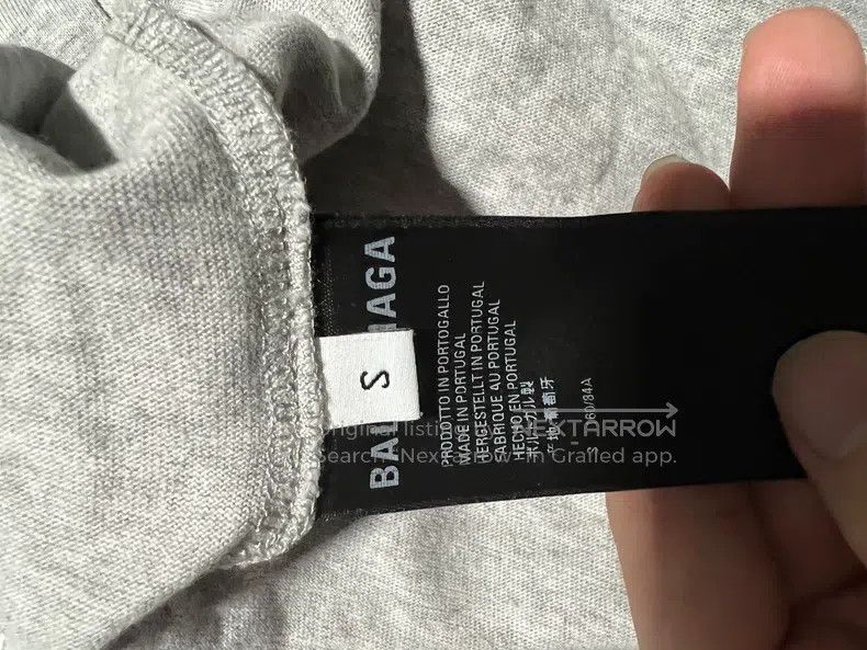 Balenciaga Balenciaga Coke Embroidered Short Sleeve T-Shirt, Grey, Si Size US S / EU 44-46 / 1 - 4 Thumbnail