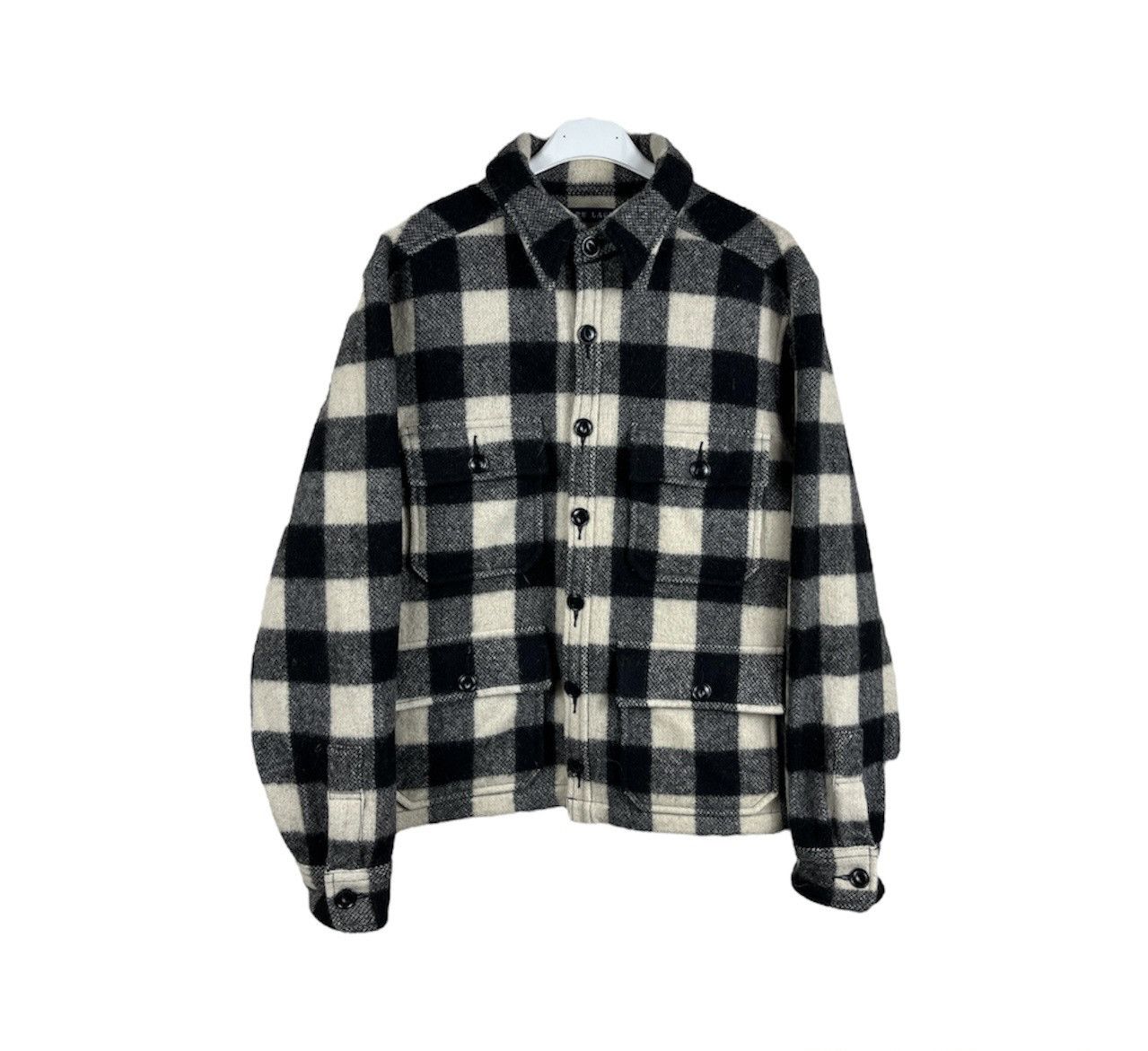 Flannel × Ralph Lauren × Vintage Vintage Ralph Lauren cropped wool plaid flannel jacket shirt Size US M / EU 48-50 / 2 - 1 Thumbnail