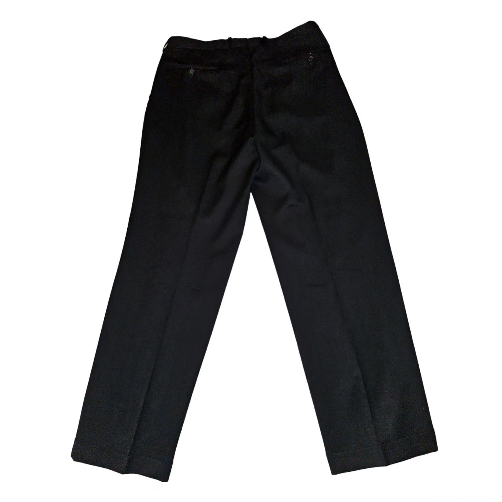 Vintage Sartoria Pasini Dress Mens 36R Black Pants Men Wool Dresswear Workwear Size US 36 / EU 52 - 7 Thumbnail