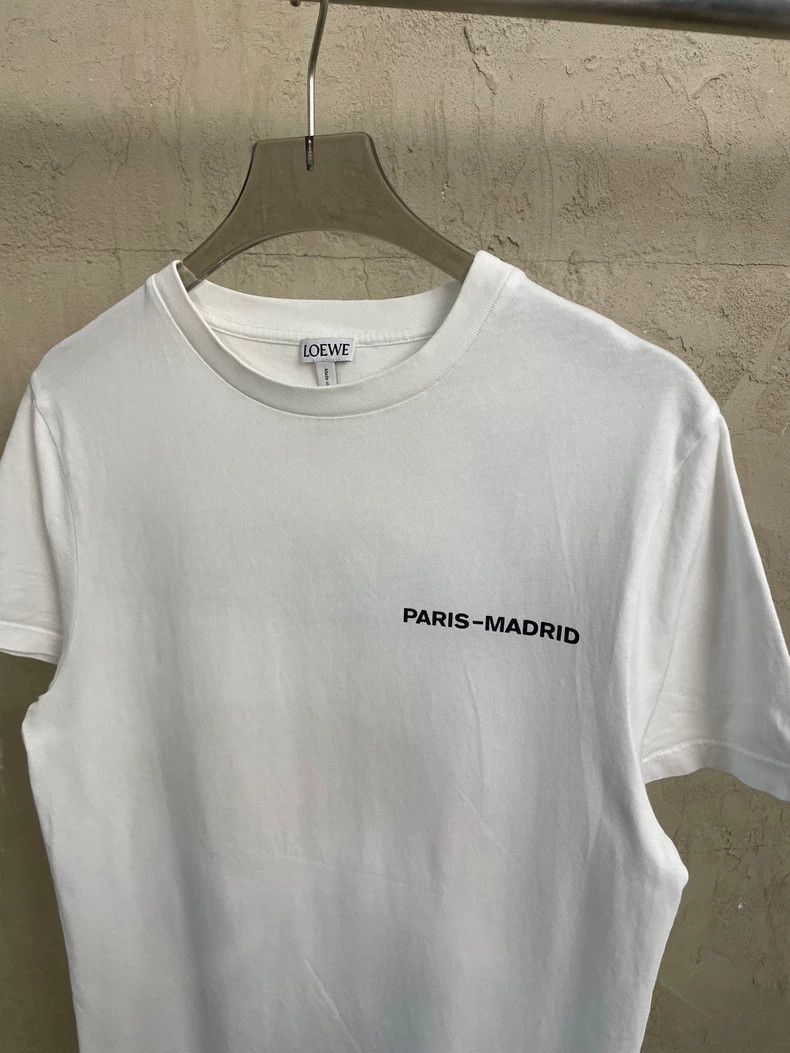 Loewe LOEWE White short sleeve T-shirt with landscape logo on th Size S / US 4 / IT 40 - 3 Thumbnail