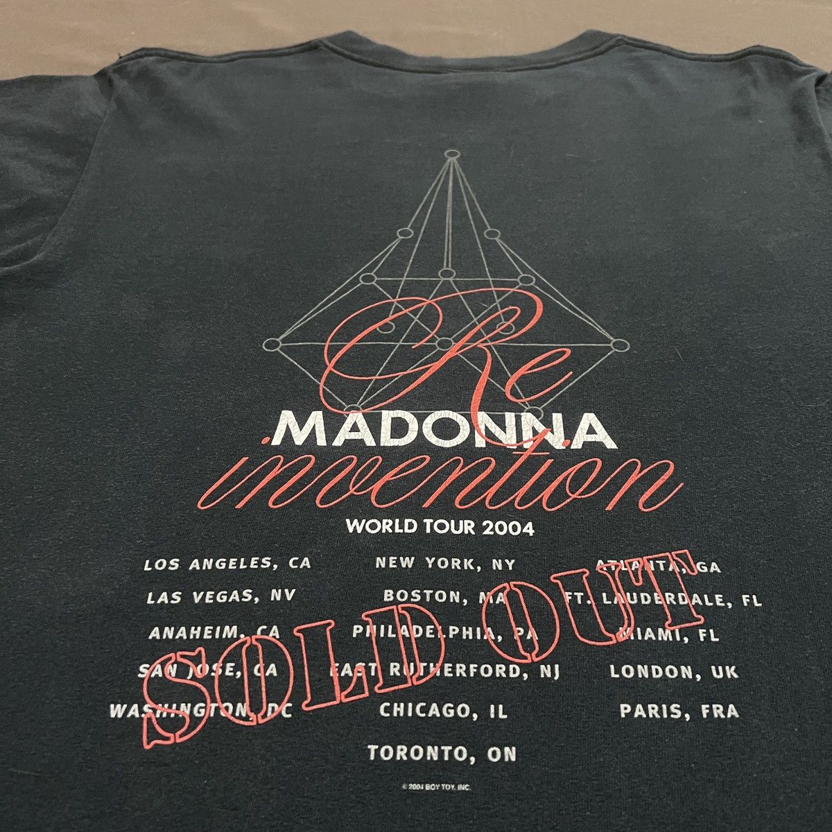 Band Tees Vintage 2004 Madonna Tour Promo Tee Faded Size US M / EU 48-50 / 2 - 9 Thumbnail