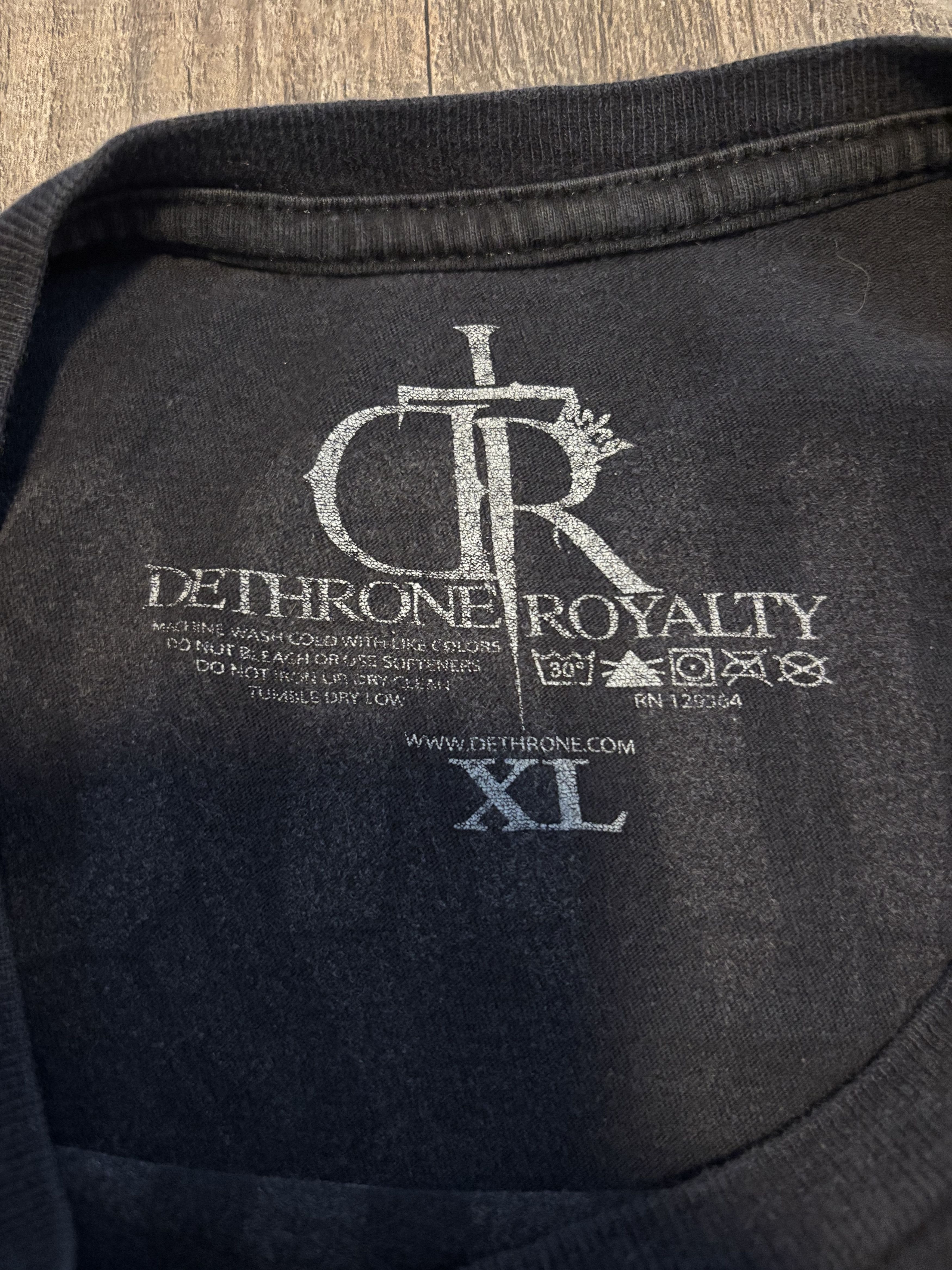 Other Dethrone Royalty Italian Flag Graphic Tee Shirt Size US XL / EU 56 / 4 - 2 Thumbnail