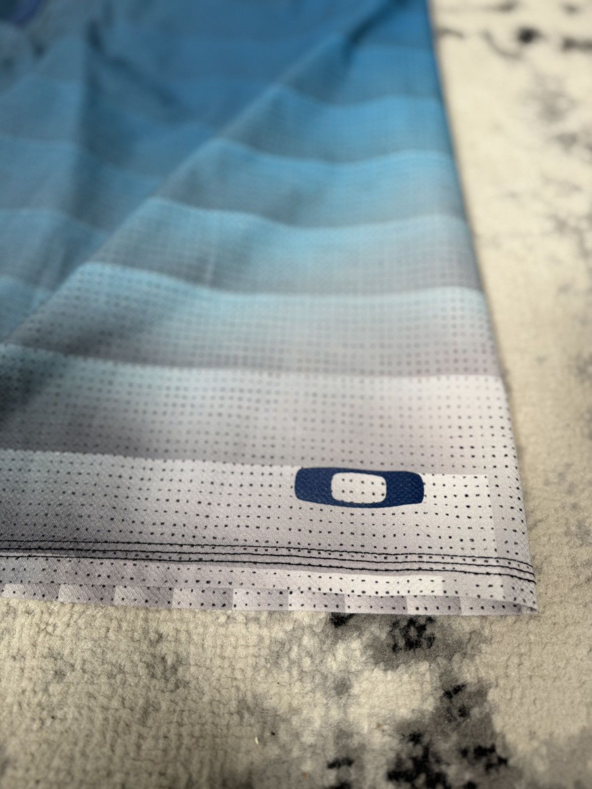 Oakley Y2K Oakley Blue Gray Stripes Board Shorts Size US 30 / EU 46 - 3 Thumbnail