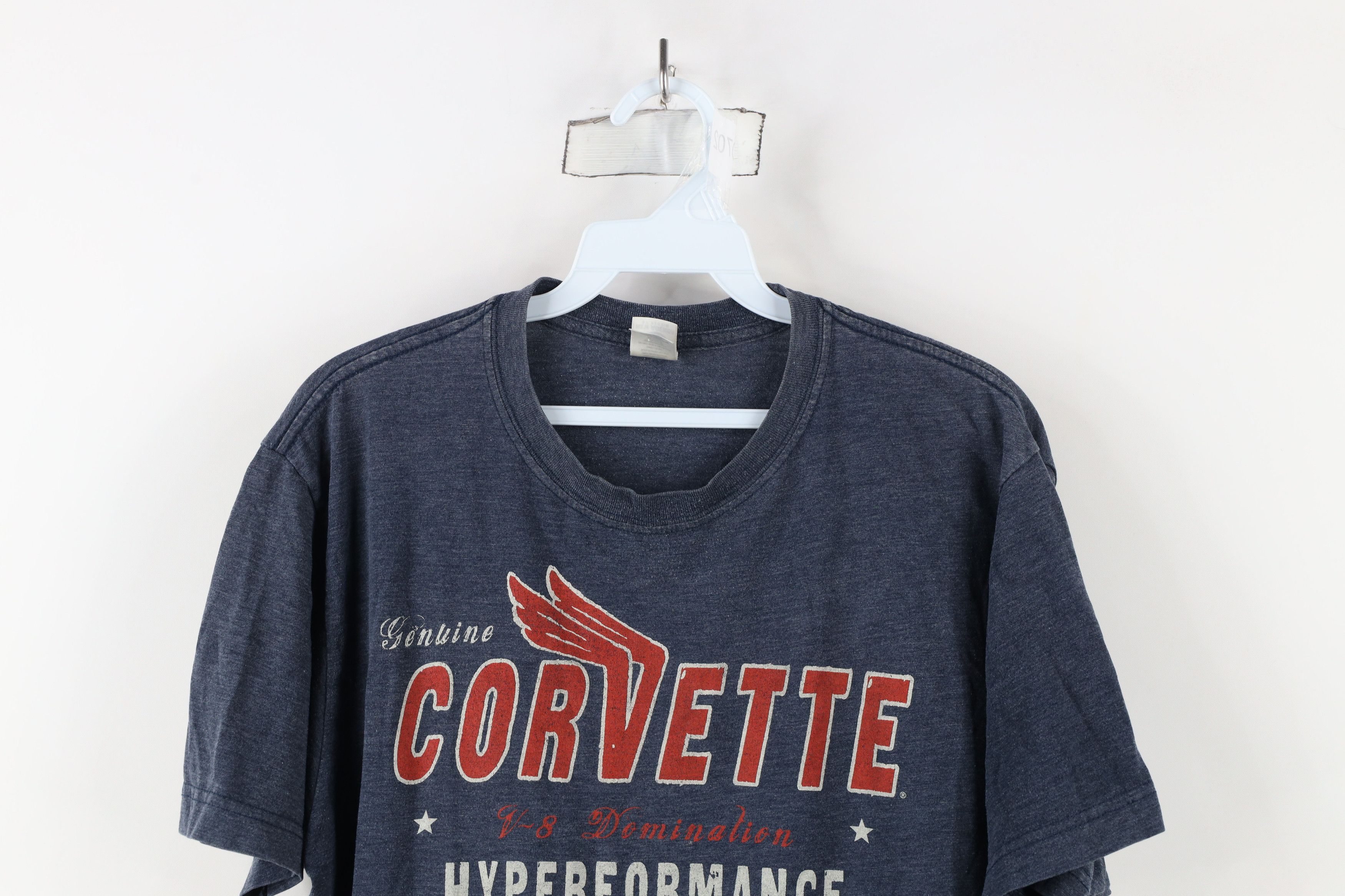 Vintage Vintage Y2K Spell Corvette Car Racing Jersey Knit T-Shirt Size US L / EU 52-54 / 3 - 2 Thumbnail