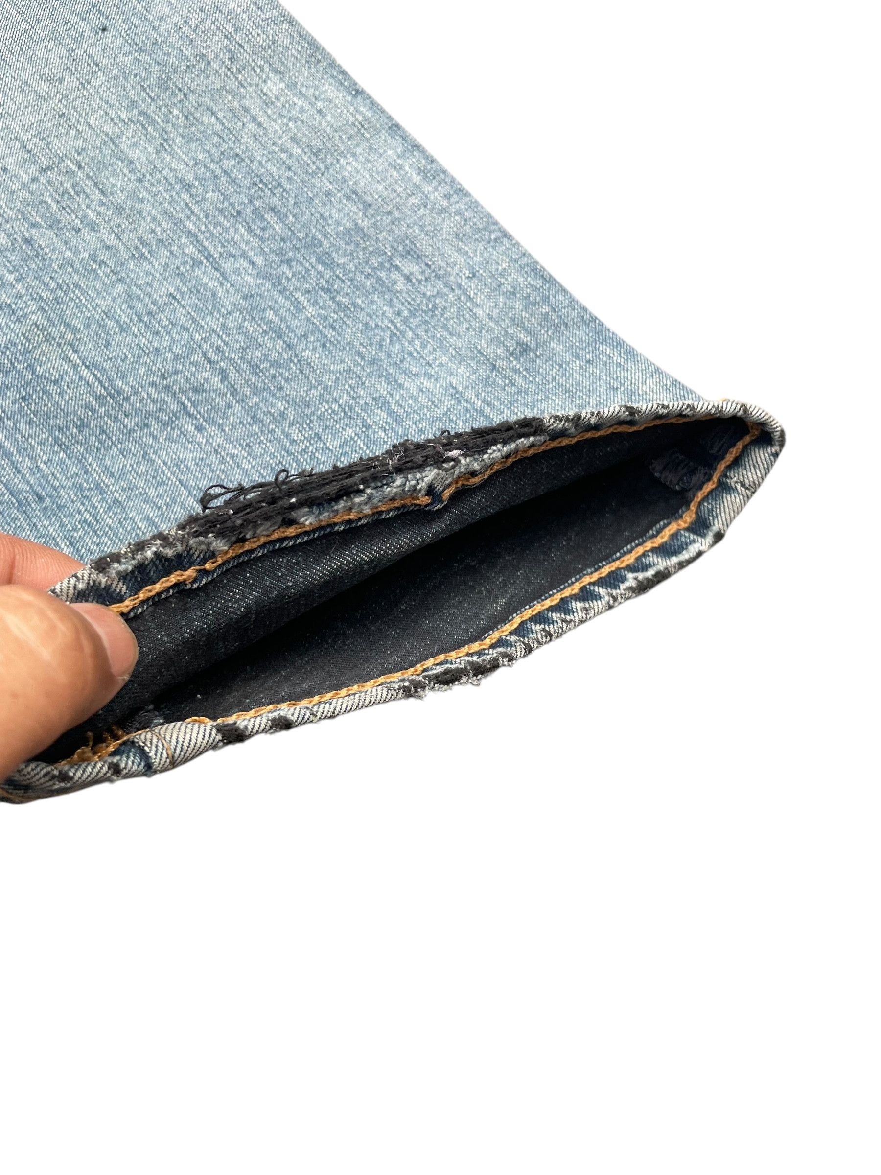 Levi's Levis 505 Faded Quilted Lining Distresed Denim Size US 31 - 16 Thumbnail