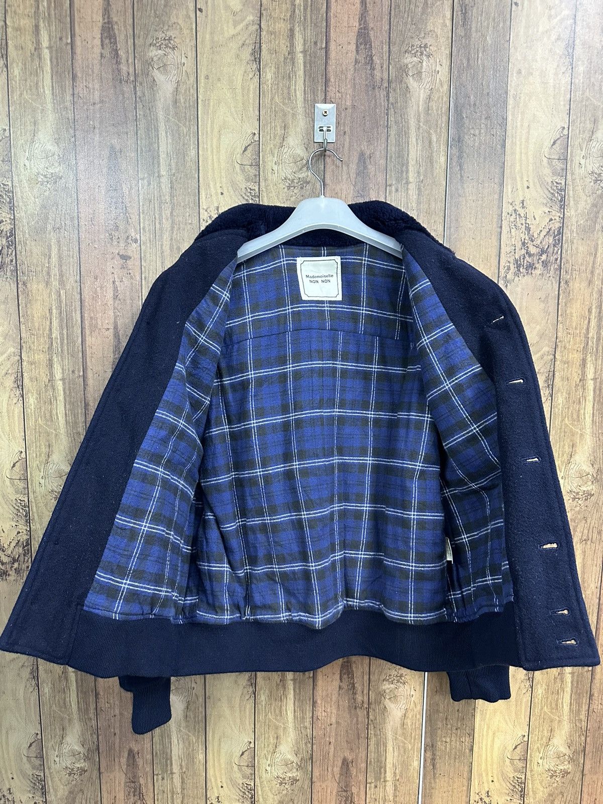 Mademoiselle Non Non Vtg Mademoiselle Non Non Wool Boxy Crop Jacket Z20 Size US S / EU 44-46 / 1 - 6 Thumbnail