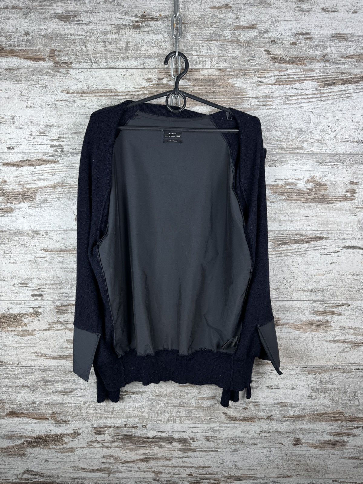 Allsaints Mens AllSaints juku bomber zip sweatshirt jacket hoodie Size US S / EU 44-46 / 1 - 7 Thumbnail