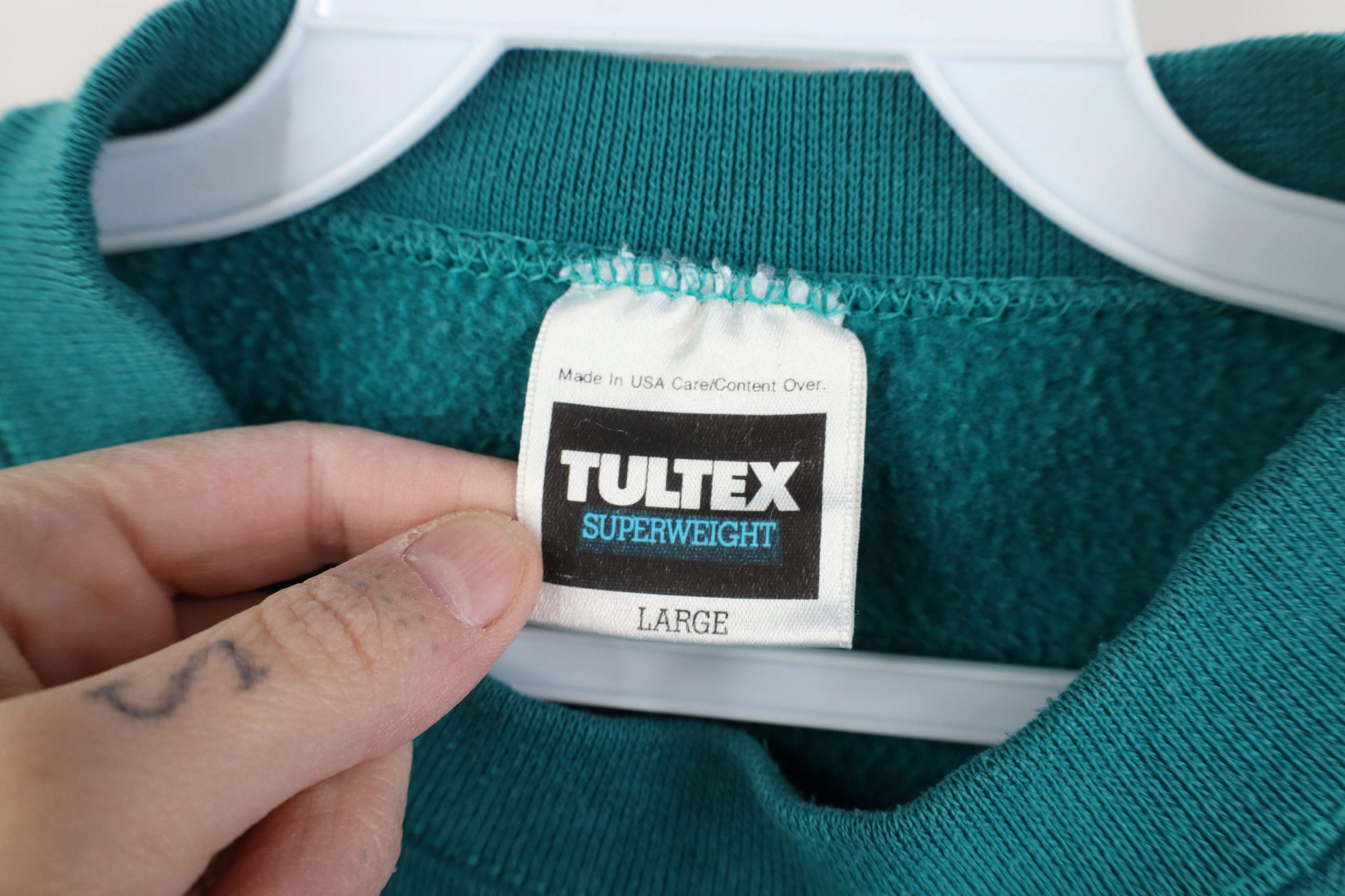Vintage Vintage 90s Streetwear Heavyweight Crewneck Sweatshirt USA Size US L / EU 52-54 / 3 - 5 Thumbnail