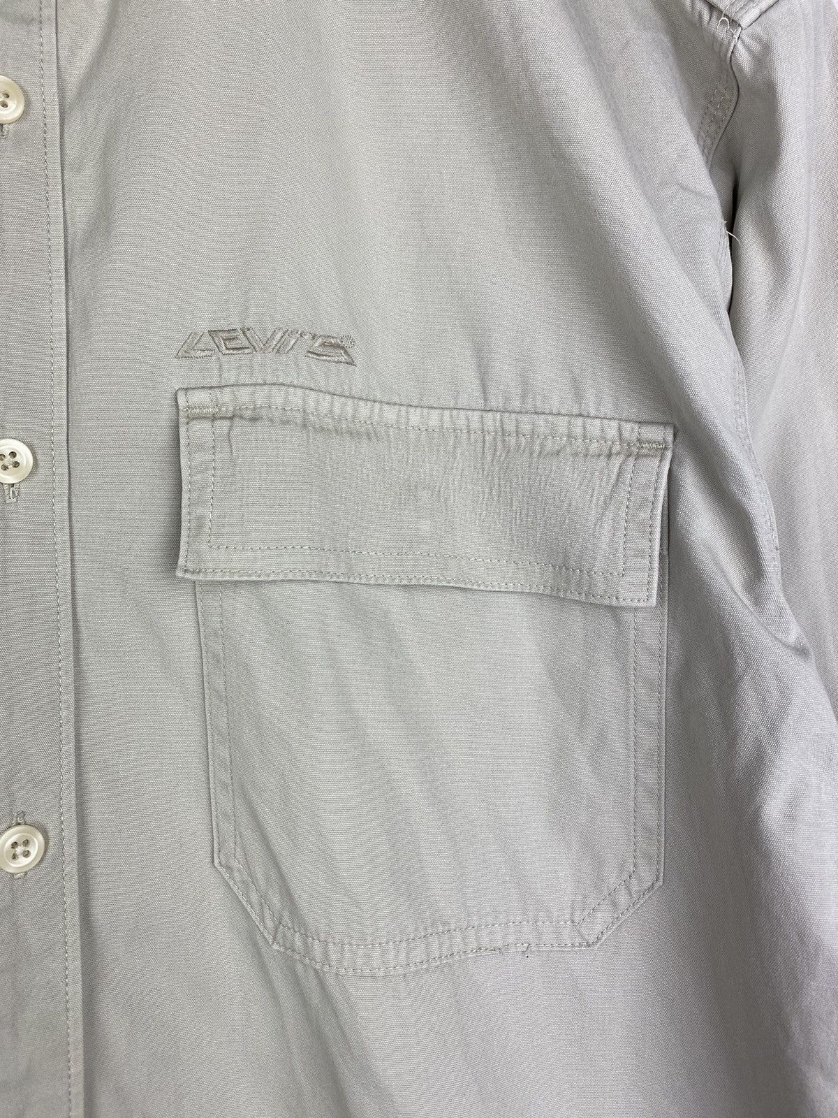 Levi's × Vintage Levis Red Tab vintage men’s military shirt overshirt Size US XL / EU 56 / 4 - 9 Thumbnail