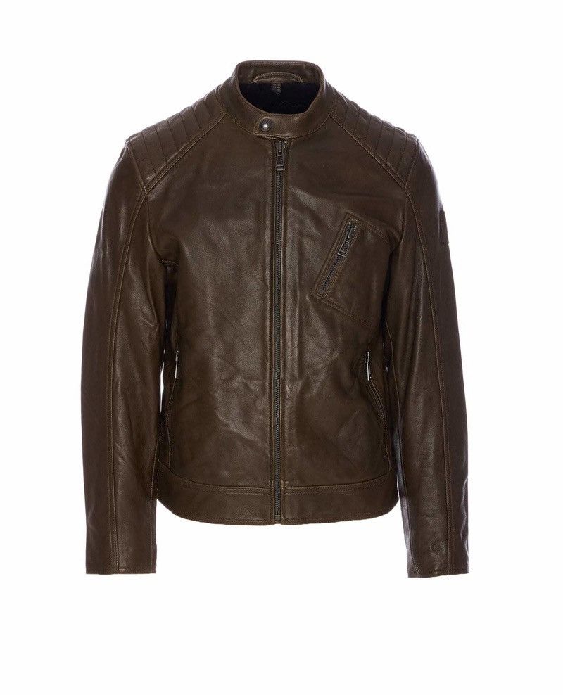 Belstaff ❗️NEW 🇬🇧 Belstaff Sheep Leather Jacket 100038 V Racer Size US M / EU 48-50 / 2 - 2 Thumbnail