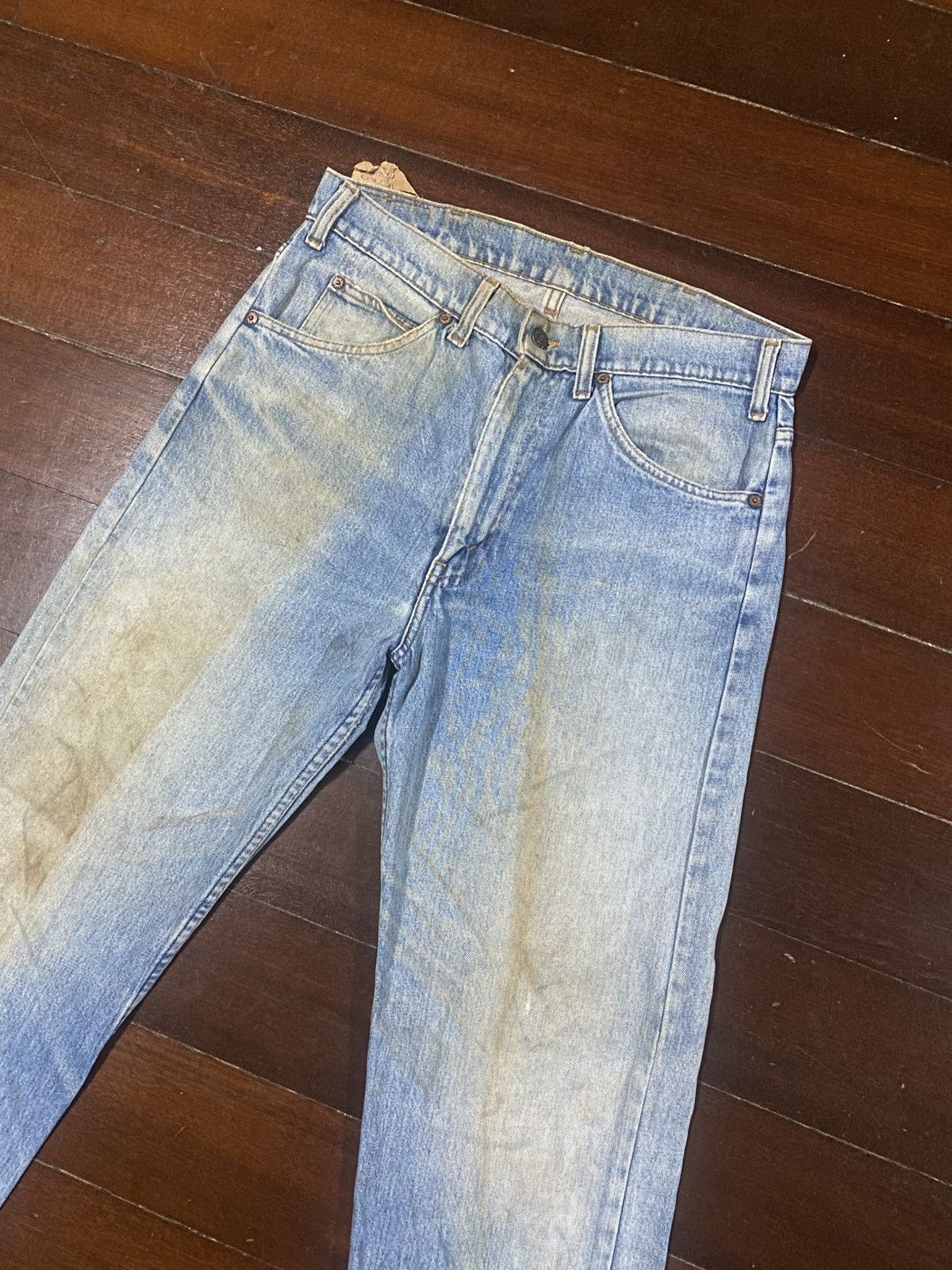 Levi's Vintage 80s 90s Levi’s Oren tag rusty distressed mud wash Size US 32 / EU 48 - 6 Thumbnail