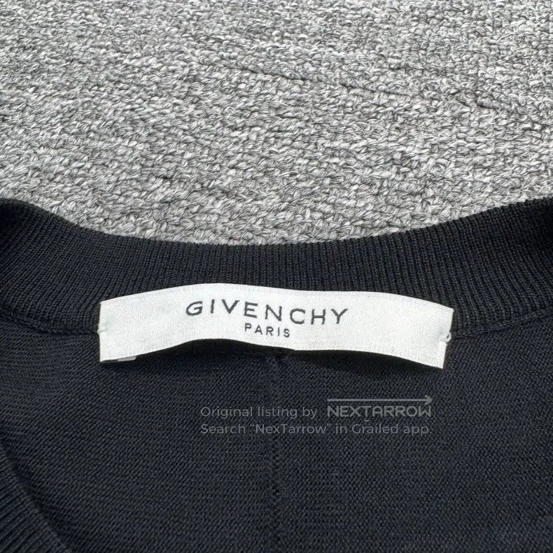 Givenchy Givenchy Black Wool Knit Sweater Size: L Size US L / EU 52-54 / 3 - 2 Thumbnail