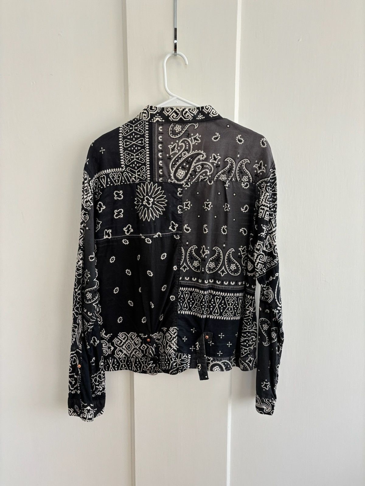 Kapital Kapital Gauze Bandana Patchwork 1st Jacket - Black Size US M / EU 48-50 / 2 - 2 Thumbnail