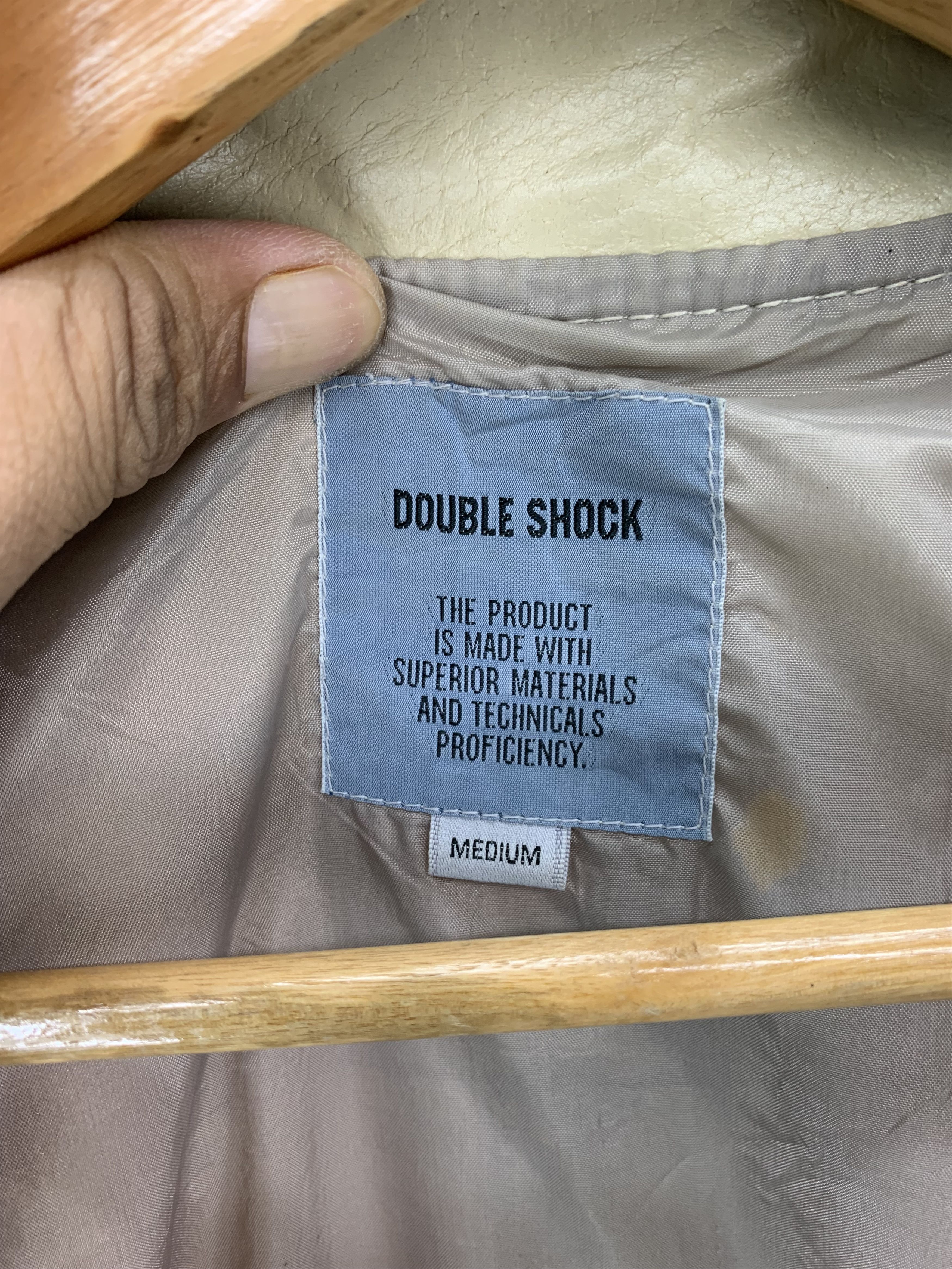 Japanese Brand Double Shock Leather Jacket Size US S / EU 44-46 / 1 - 7 Thumbnail