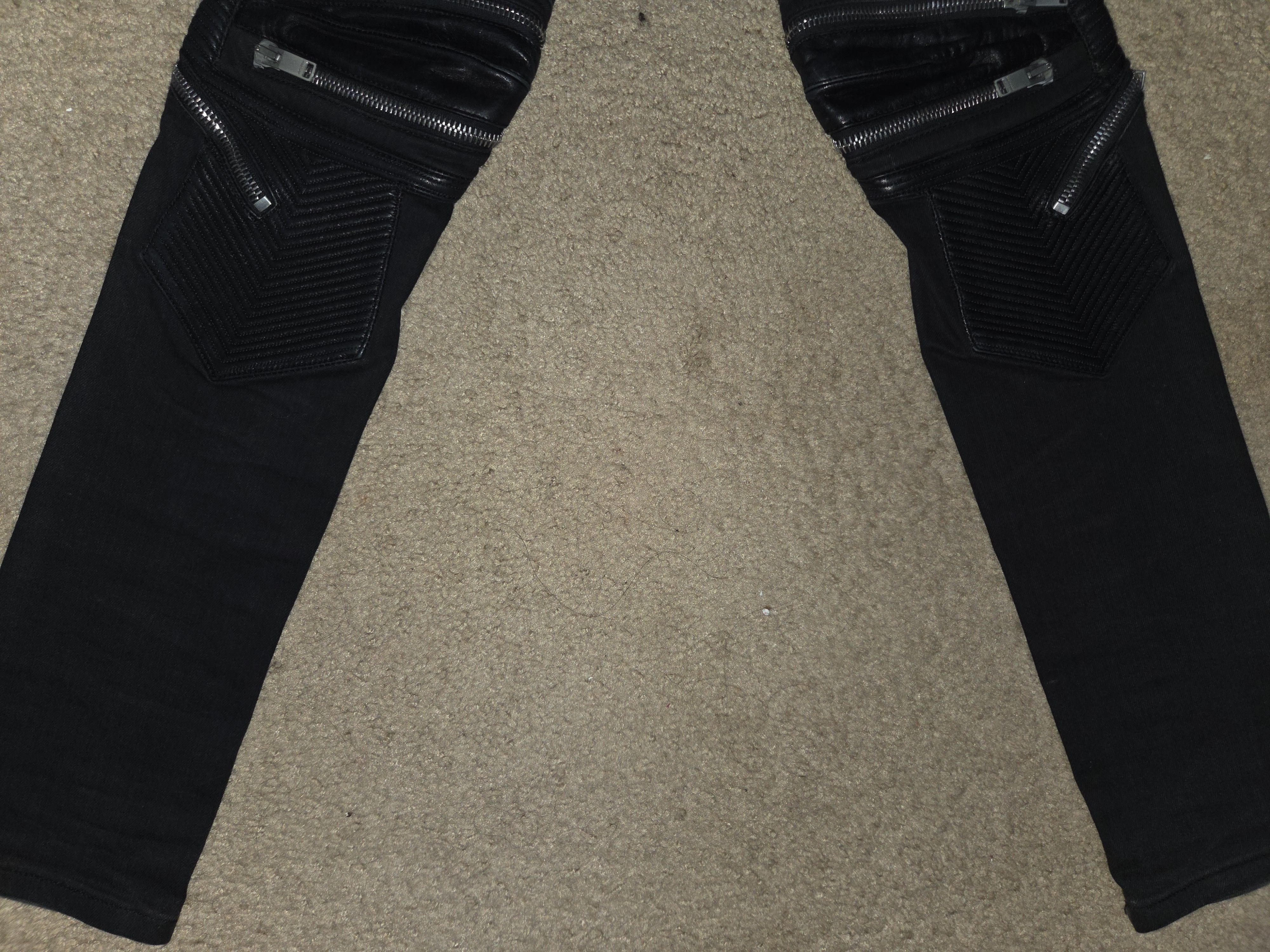 Saint Laurent Paris Saint Laurent D04 Moto Denim Size US 29 - 11 Thumbnail