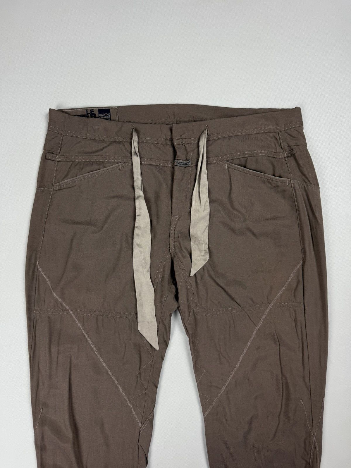 Marithe + Francois Girbaud Marithe Francois Girbaud Drawstring Cuffed Pants Trousers Size 32" / US 10 / IT 46 - 7 Thumbnail