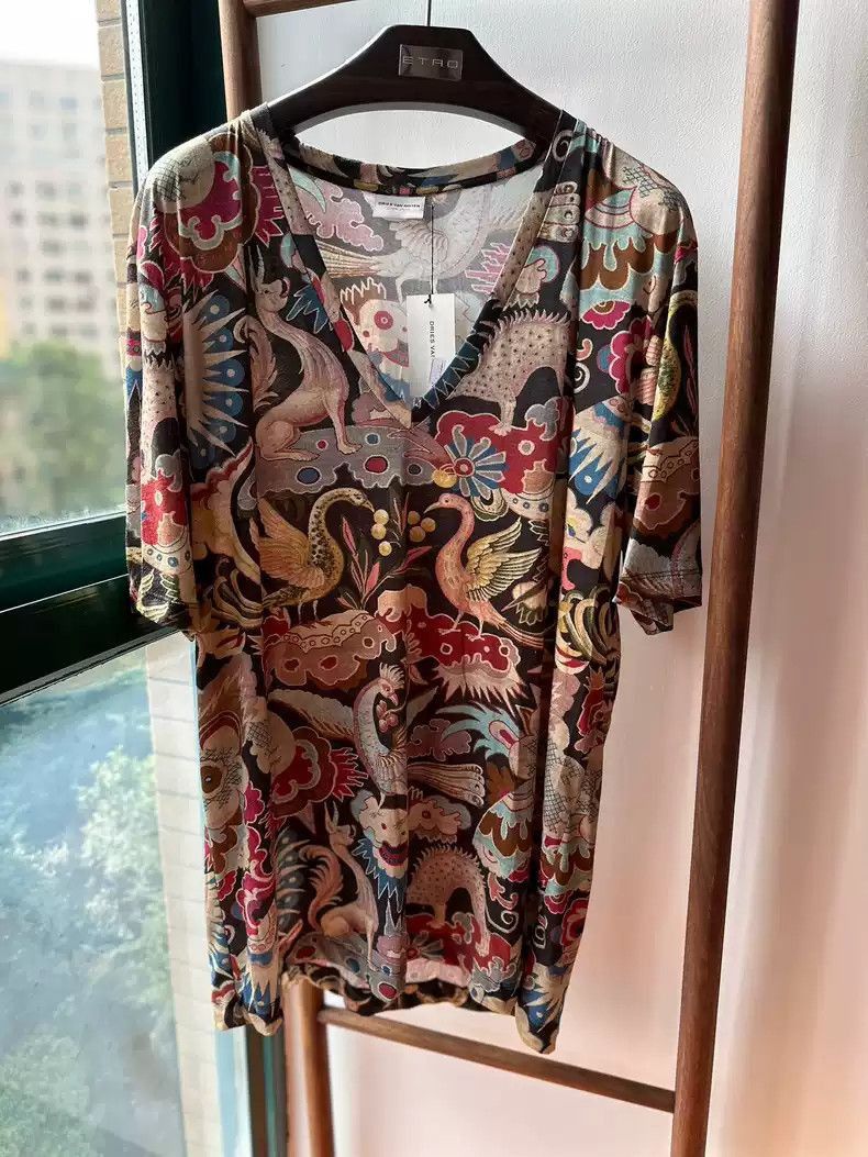 Dries Van Noten Dries Van Noten Dries van noten Printed t-shirt-2507 Size US XL / EU 56 / 4 - 1 Thumbnail