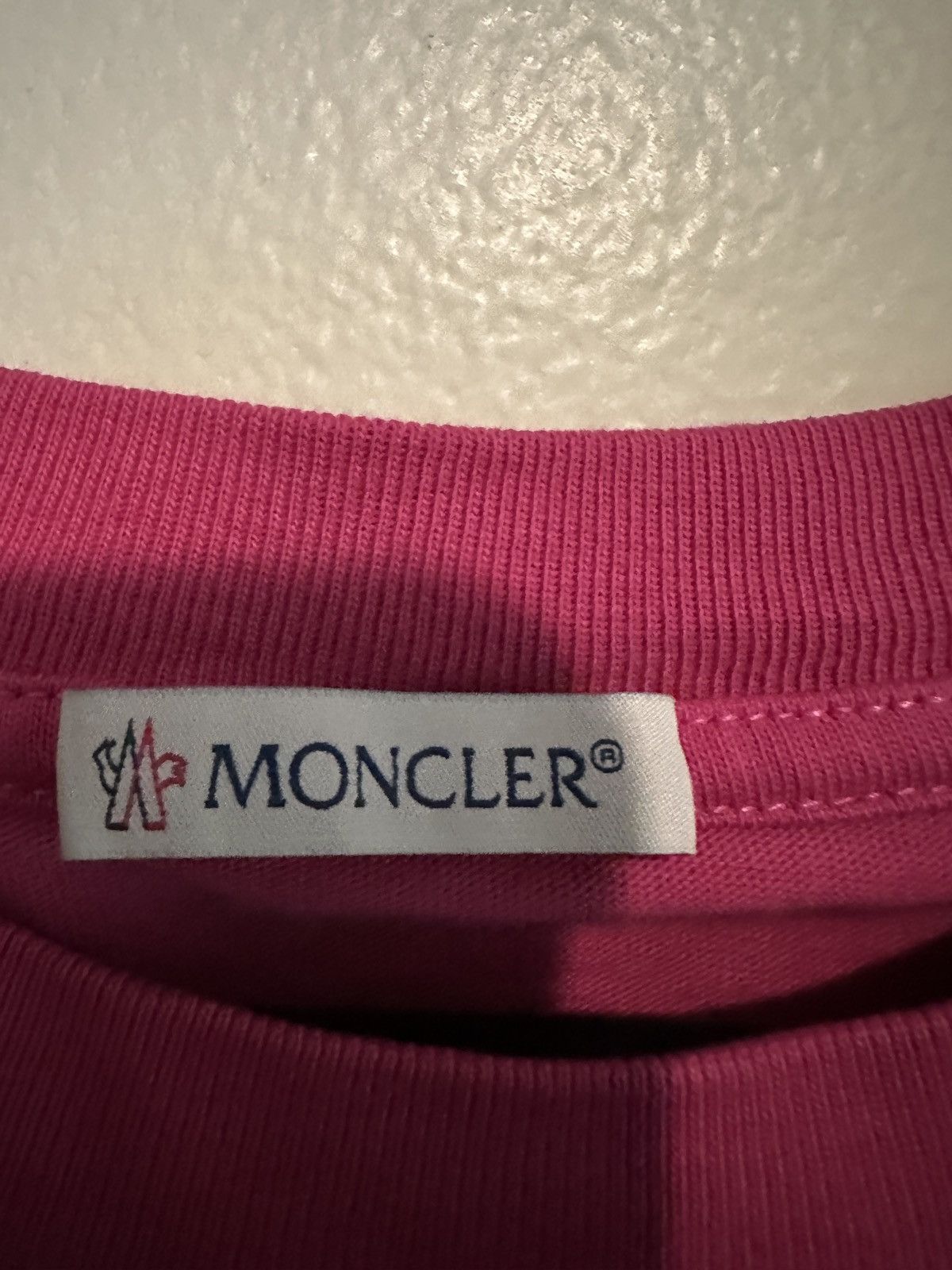 Moncler Moncler Logo T-Shirt Pink Size US M / EU 48-50 / 2 - 4 Thumbnail