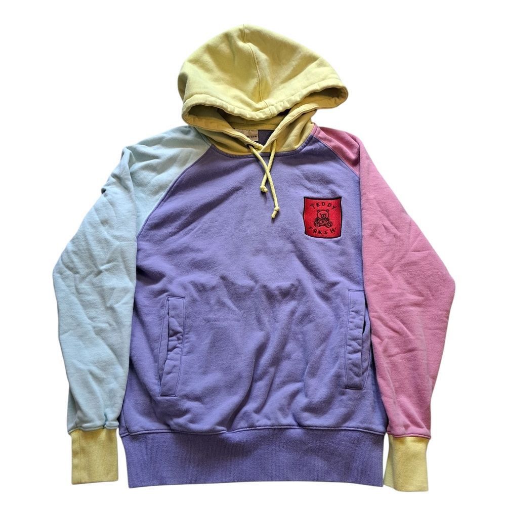Teddy Fresh Teddy Fresh Pastel Hoodie Logo Patch Retro Y2K Sweater XS Mu Size XS / US 0-2 / IT 36-38 - 3 Thumbnail