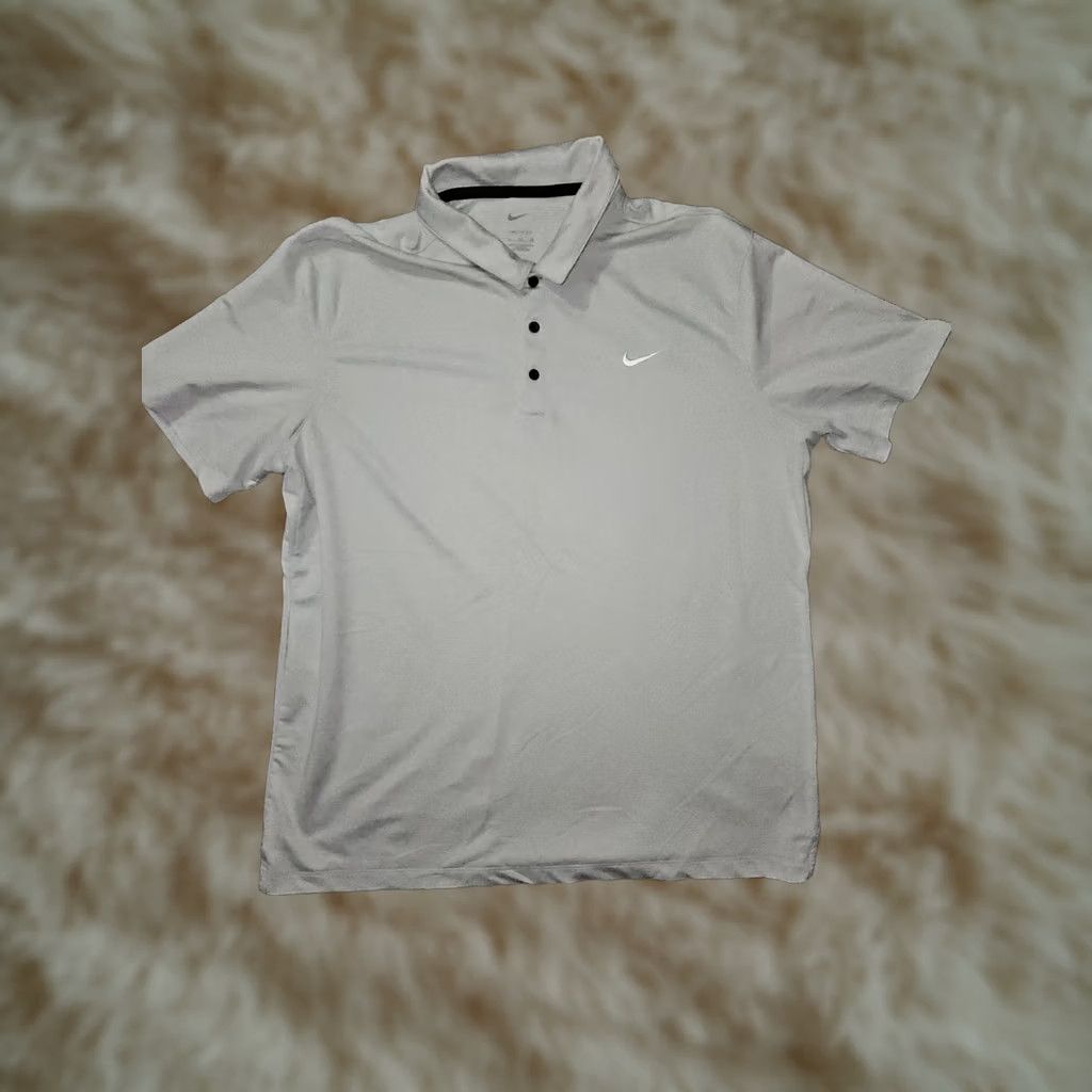 Nike Nike Dri-Fit Polo Shirt Men's XL Mint Green Short Sleeve Logo Embroidered Golf Workwear Polo Shirt Size US XL / EU 56 / 4 - 1 Thumbnail