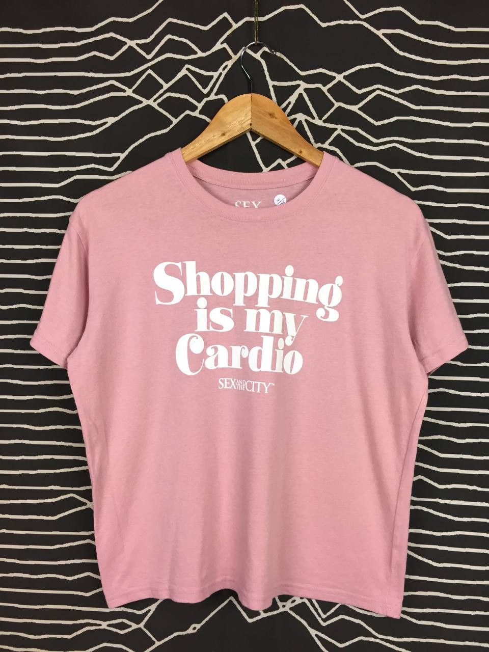 Vintage Sex And The City HBO TV Series Shopping Is My Cardio Tee Size M / US 6-8 / IT 42-44 - 2 Thumbnail