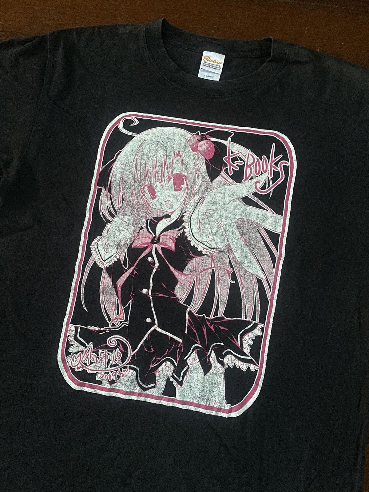 Anime × Japanese Brand × Vintage Rare vintage k-book anime girl waifu ecchi hentai sun faded Size US L / EU 52-54 / 3 - 5 Thumbnail