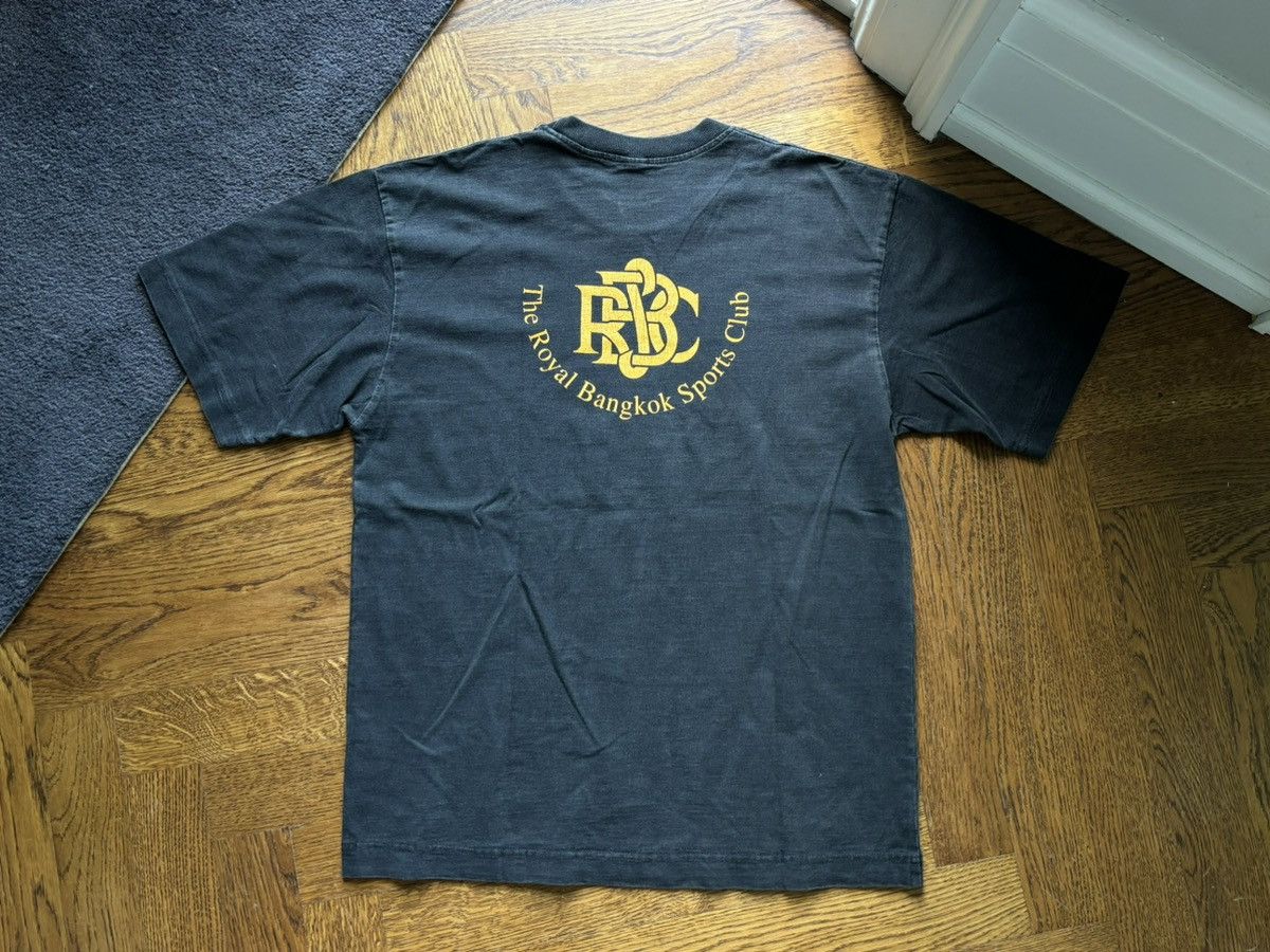 Delta × Vintage 1990s Vintage Faded Black Heavyweight Tee Boxy Bangkok Sport Size US M / EU 48-50 / 2 - 4 Thumbnail