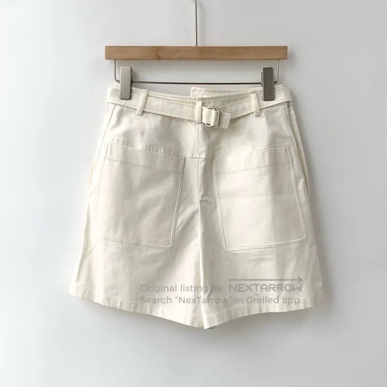 Other Hermes White Oversized Shorts Size 42" / US 20 - 2 Thumbnail