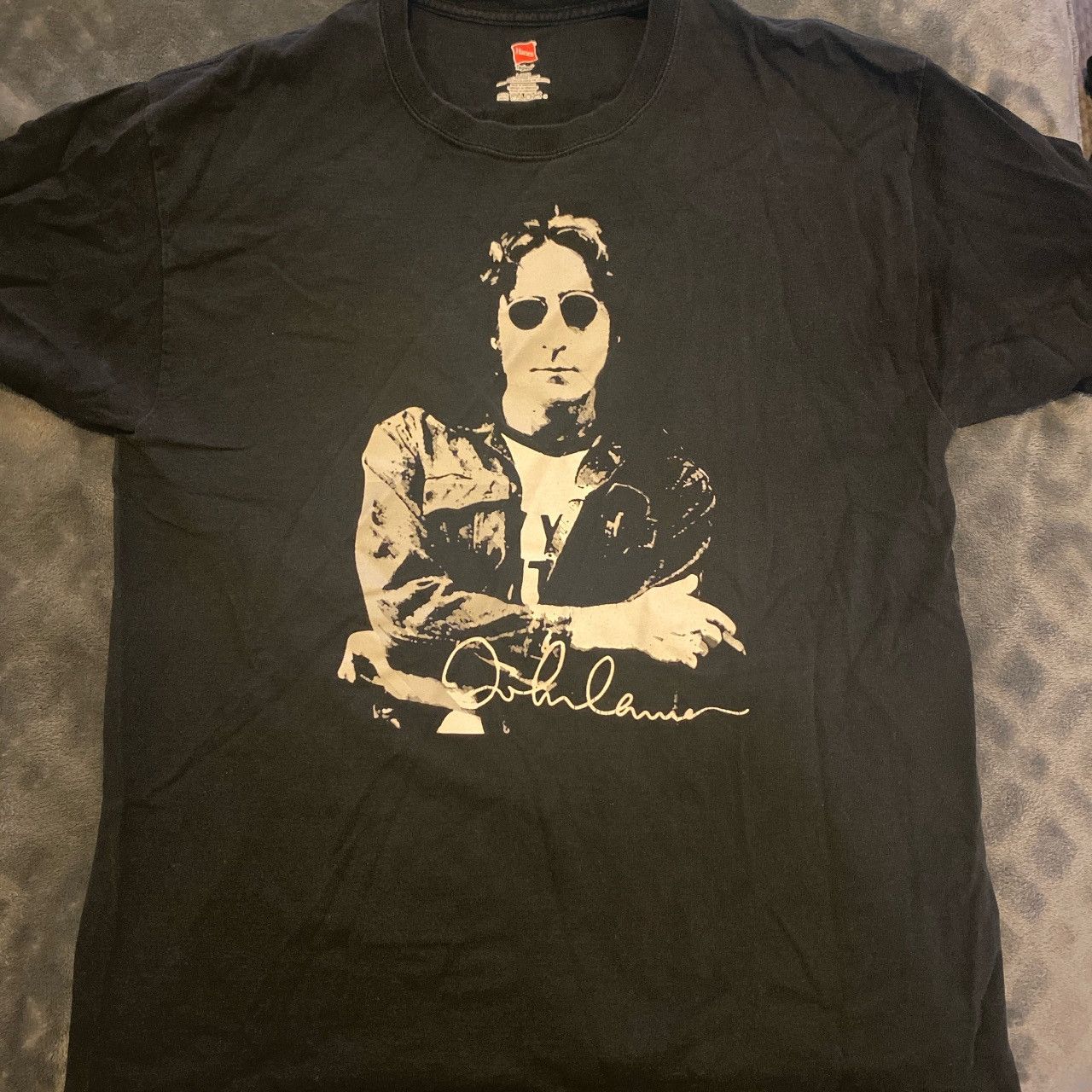 Other Black John Lennon tee Size US L / EU 52-54 / 3 - 1 Thumbnail