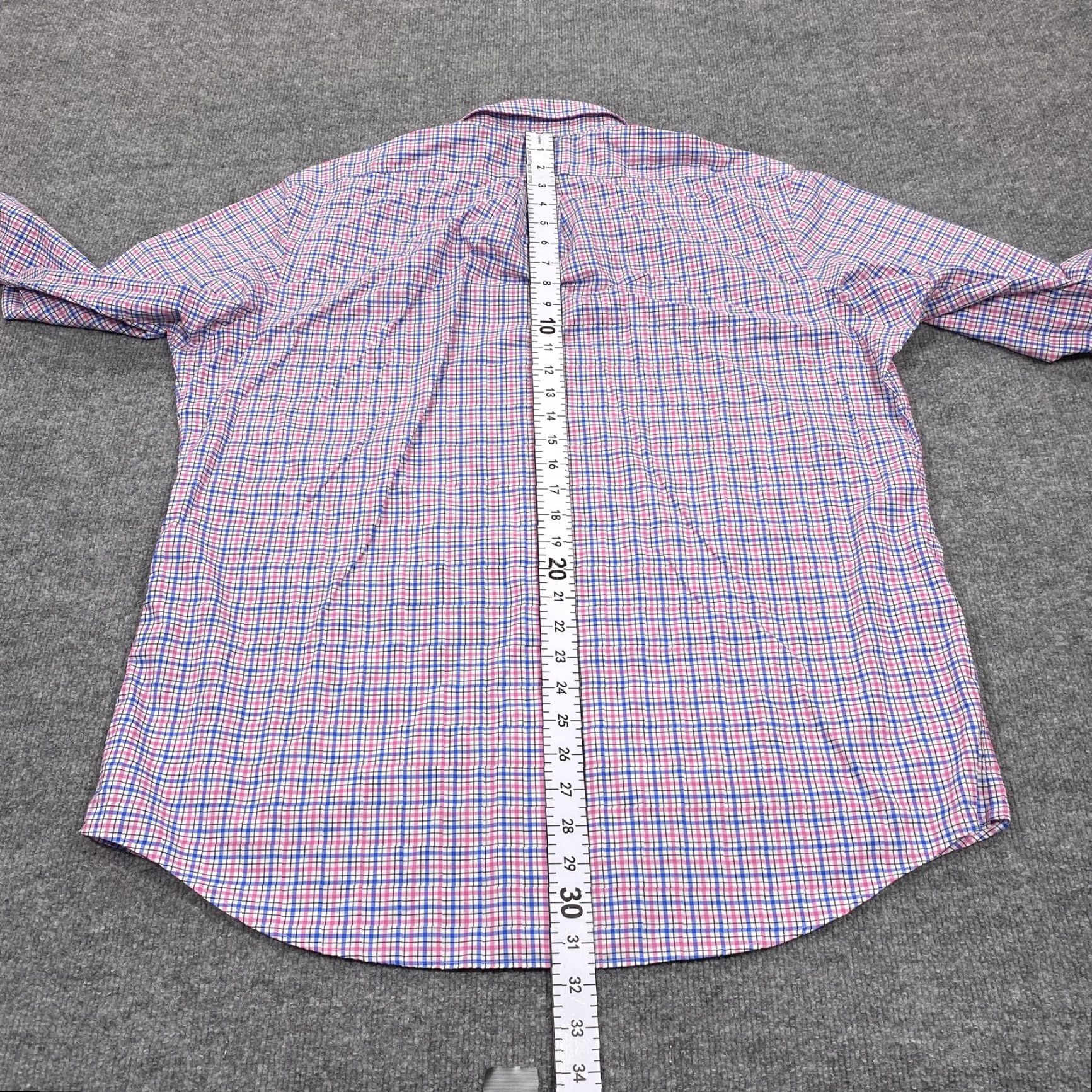 Ralph Lauren Ralph Lauren Shirt Mens XL Pink Blue Check Long Sleeve Button Down Stretch Size US XL / EU 56 / 4 - 7 Thumbnail