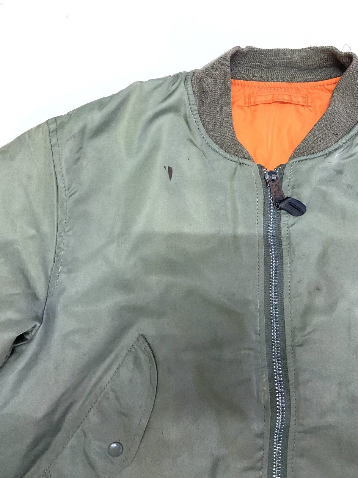 Alpha Industries × Vintage VINTAGE ALPHA INDUSTRIES MA 1 JACKET Size US L / EU 52-54 / 3 - 6 Thumbnail