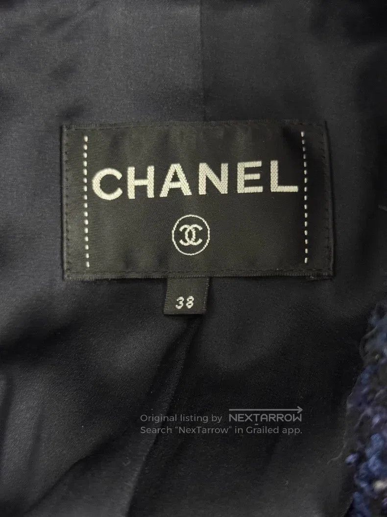 Chanel Chanel Ground Control Centre Series Blue Silhouette Lapel Size XS / US 0-2 / IT 36-38 - 4 Thumbnail