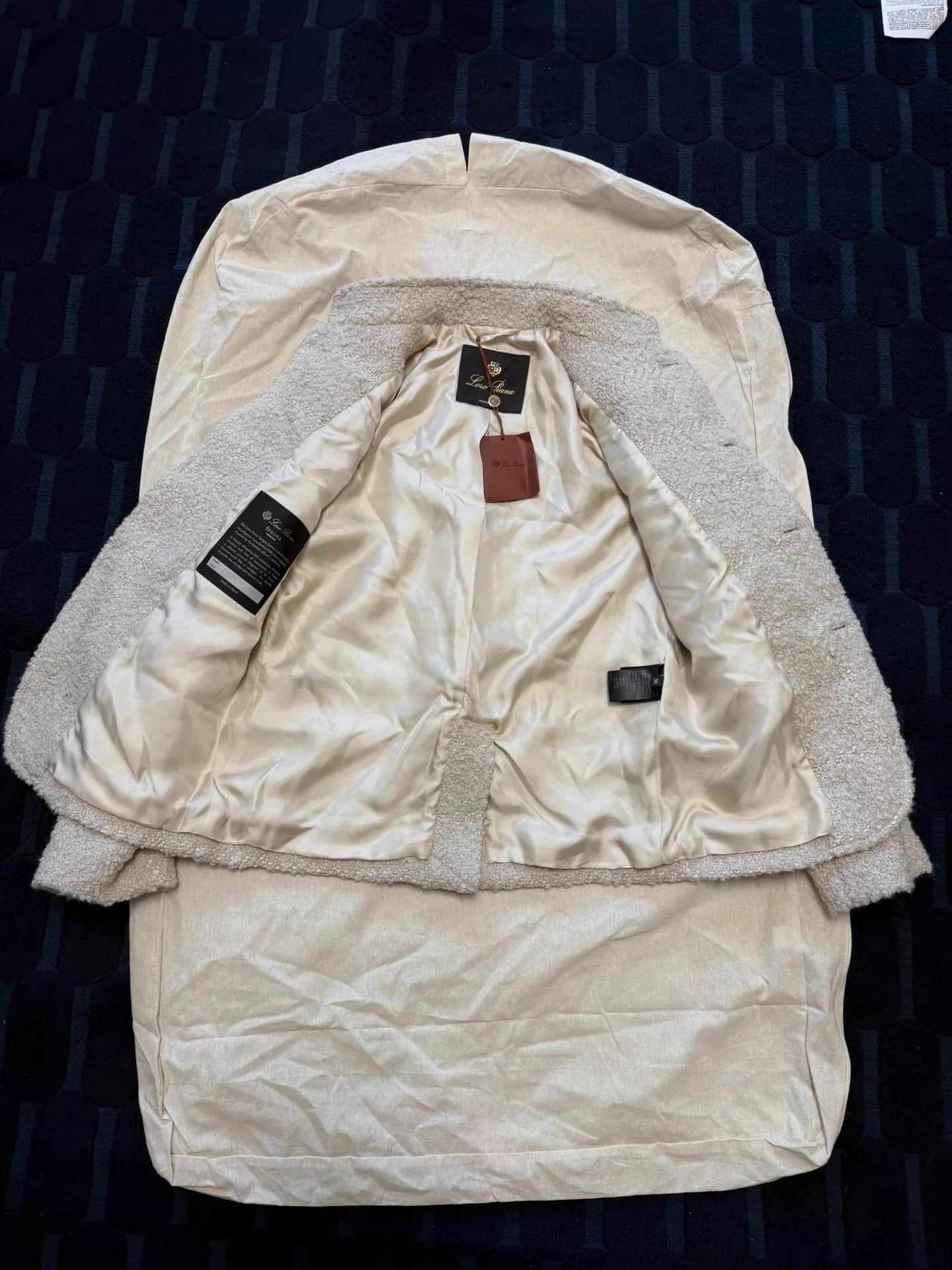 Loro Piana Loro Piana Alpaca Blend Short Jacket Beige 38 Size XS / US 0-2 / IT 36-38 - 5 Thumbnail